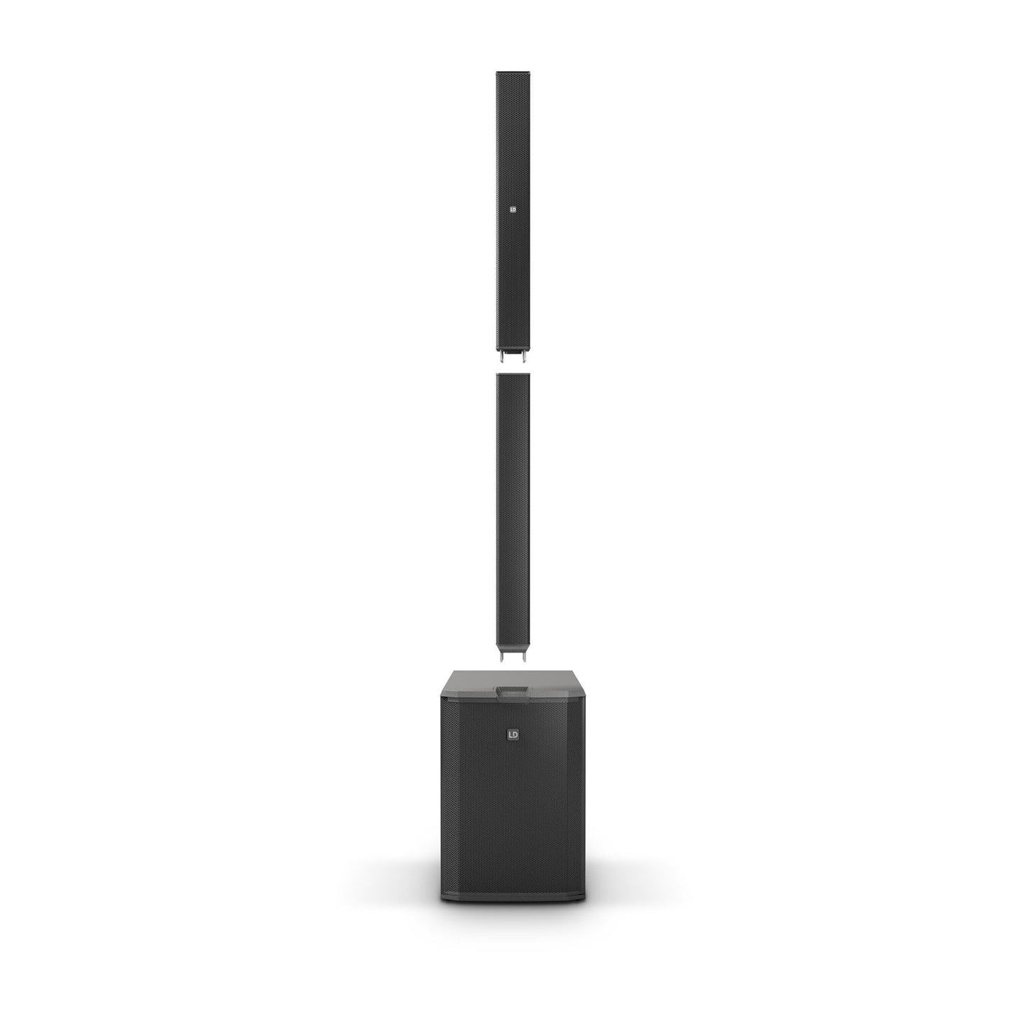 LD Systems MAUI 44 G2 Portable 3000 Watt Powered Cardioid Column PA System