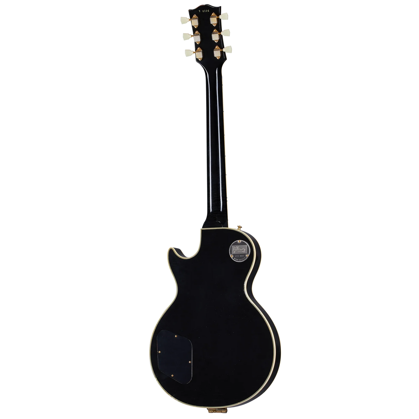 Gibson Custom 1957 Les Paul Custom Reissue 3-Pickup Bigsby, Light Aged, Ebony