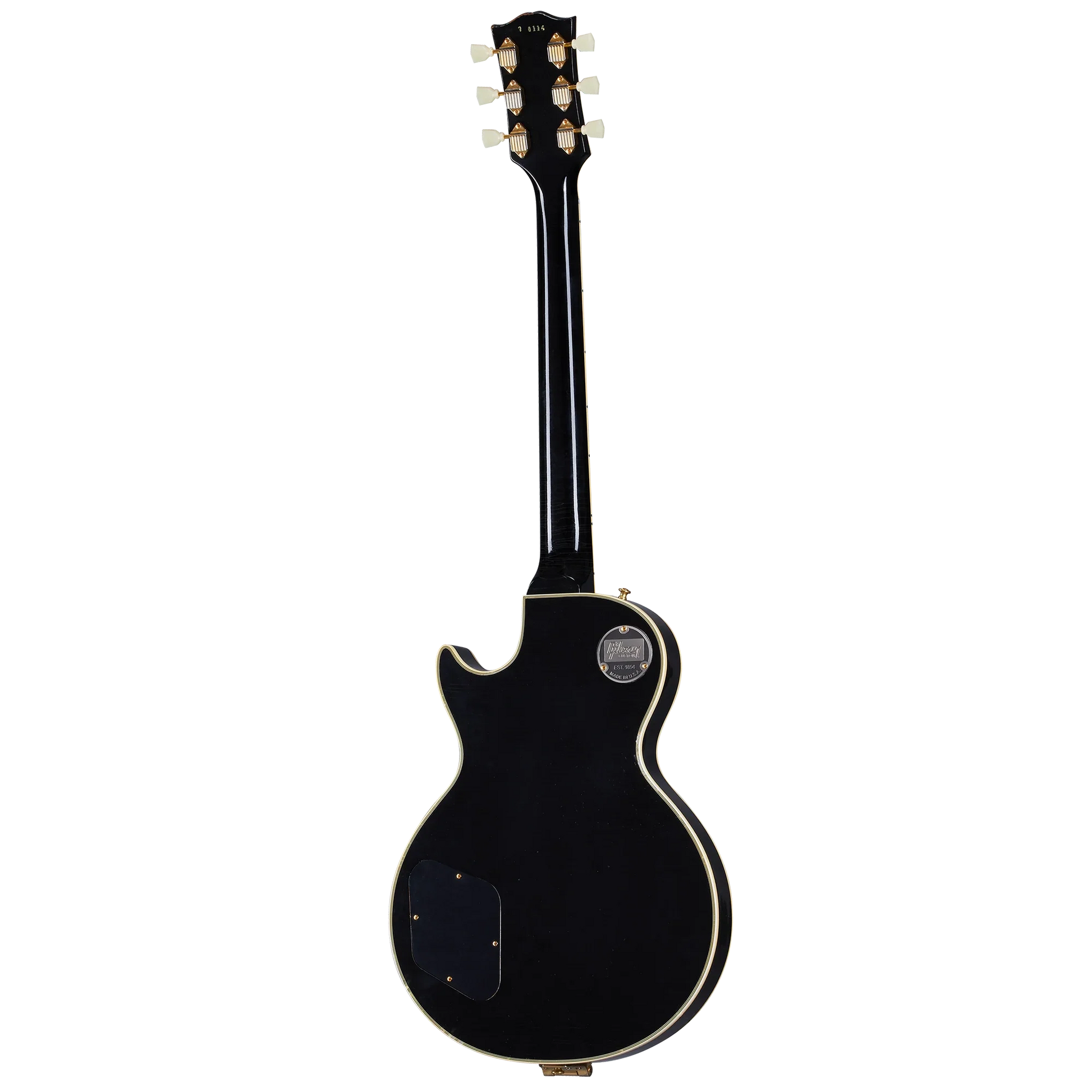 Gibson Custom 1957 Les Paul Custom Reissue 3-Pickup Bigsby, Light Aged, Ebony