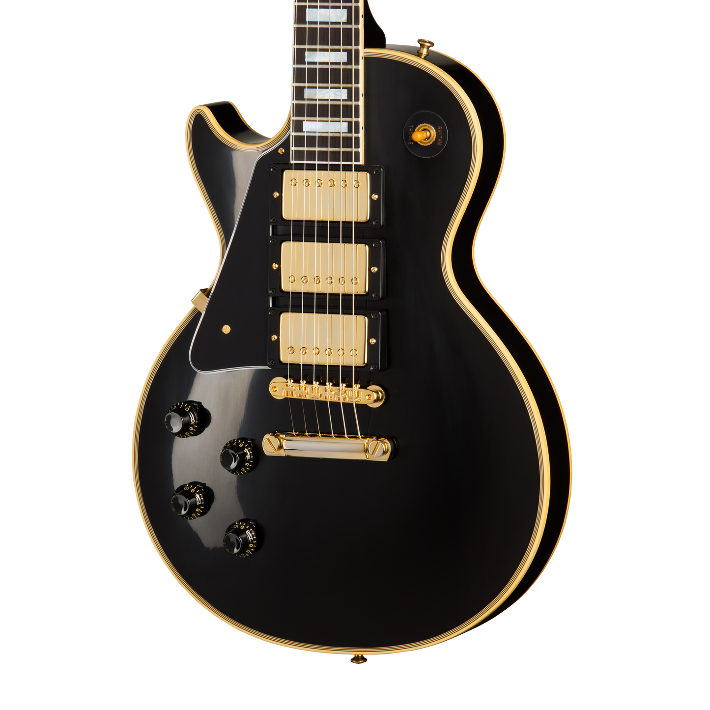 Gibson Custom 1957 Les Paul Custom Reissue 3-Pickup, Left-Handed, Ebony