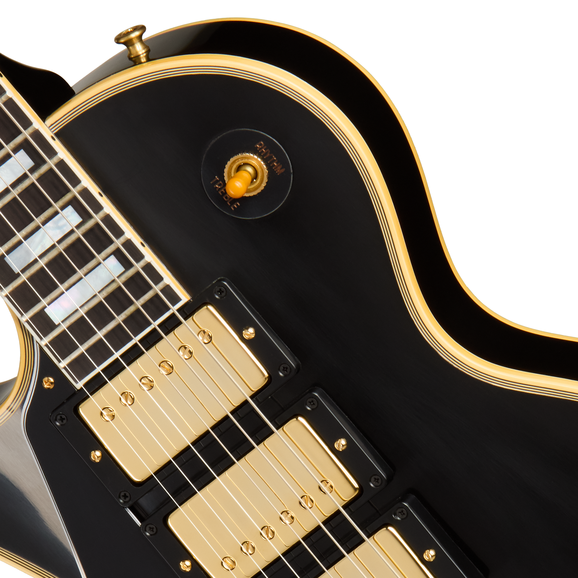 Gibson Custom 1957 Les Paul Custom Reissue 3-Pickup, Left-Handed, Ebony