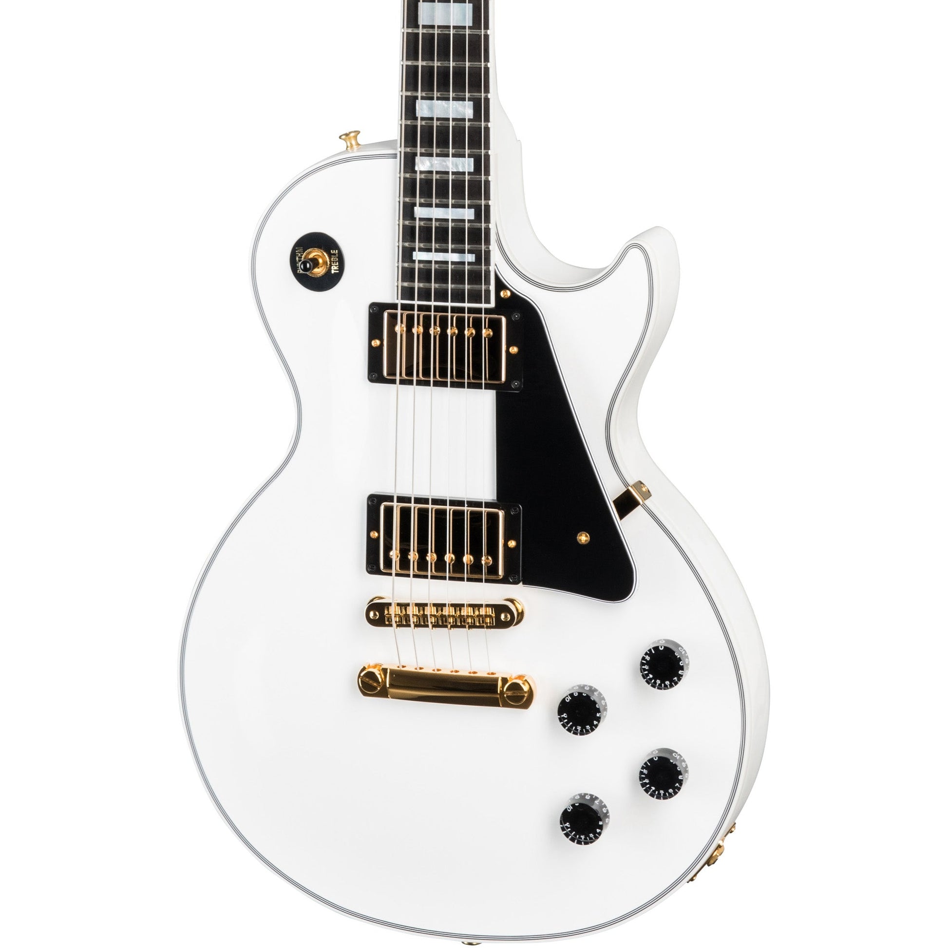 Gibson Les Paul Custom Electric Guitar w/ Ebony Fingerboard - Alpine White