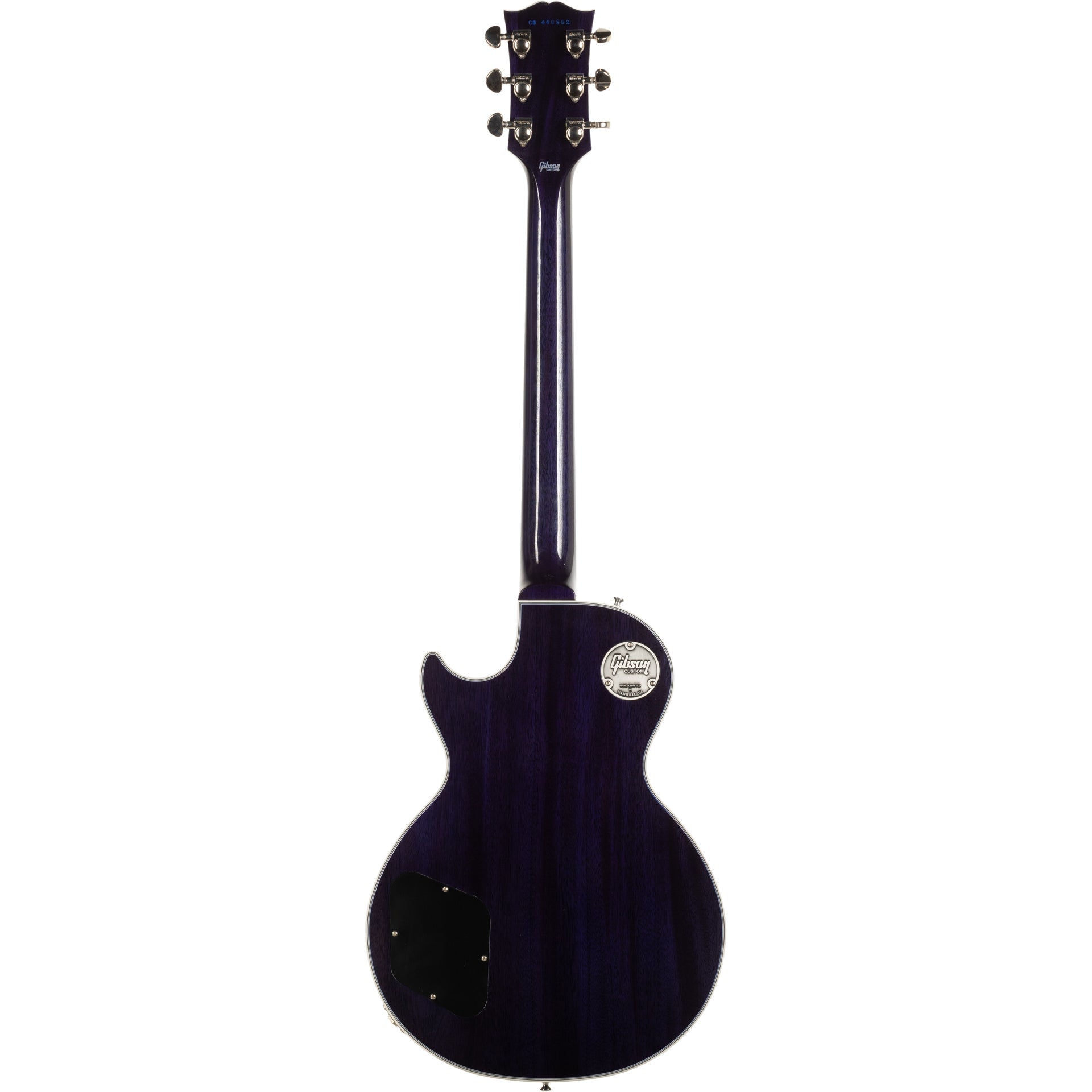 Gibson Les Paul Custom Figured Electric Guitar - Translucent Blue