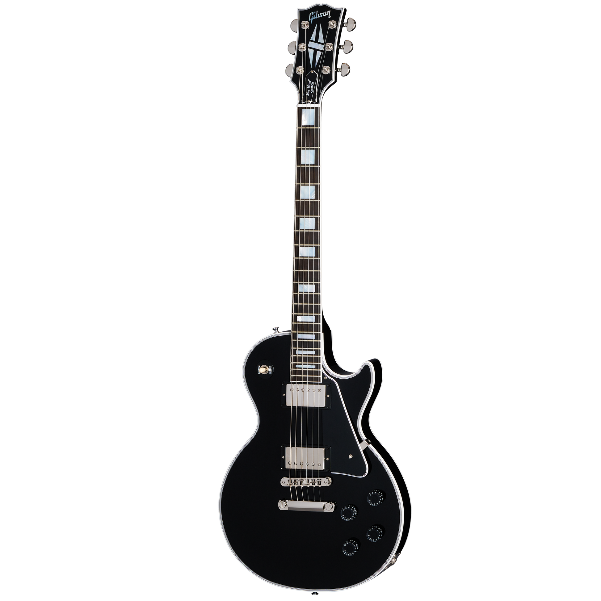 Gibson Custom Les Paul Custom, Nickel Hardware, Ebony, Exclusive