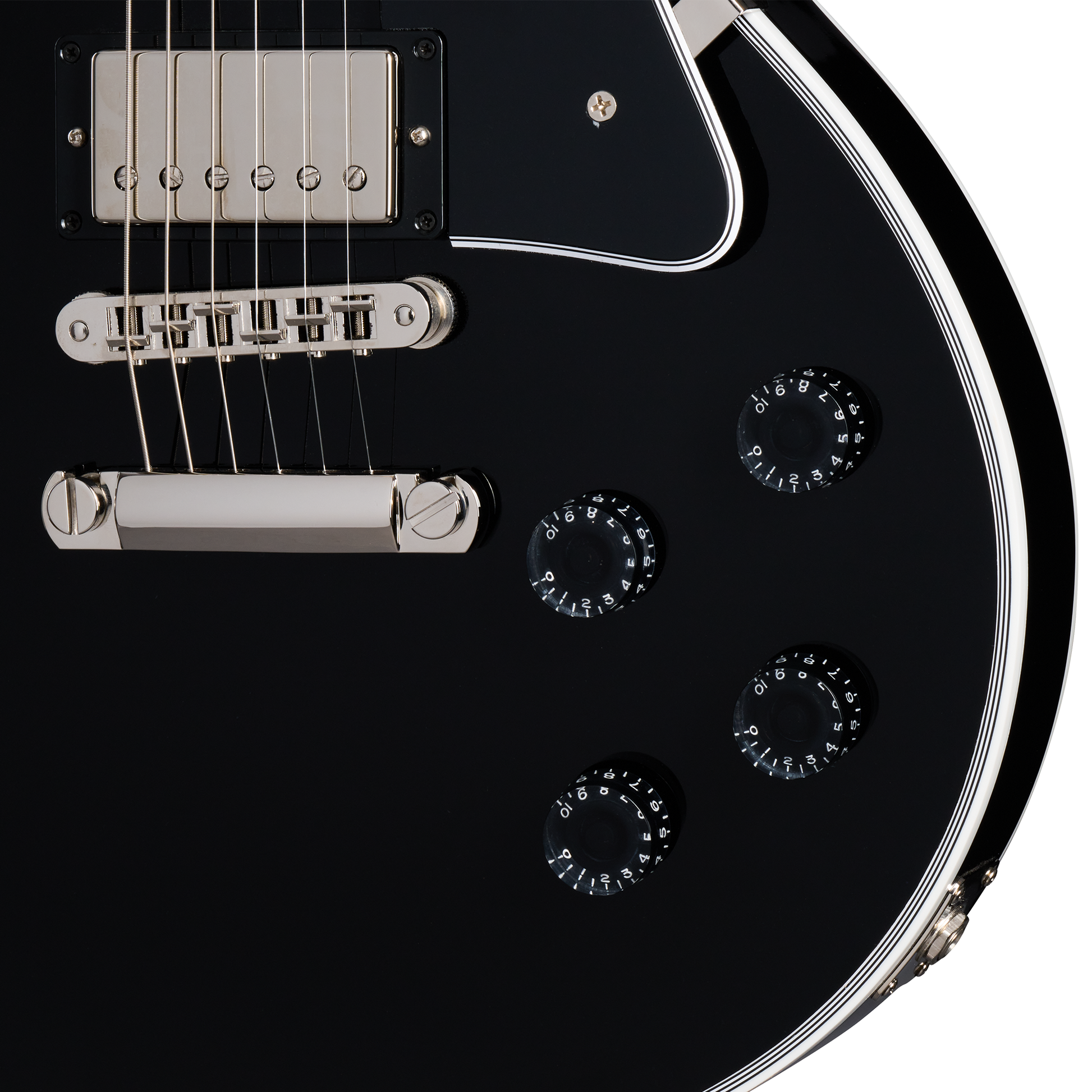 Gibson Custom Les Paul Custom, Nickel Hardware, Ebony, Exclusive