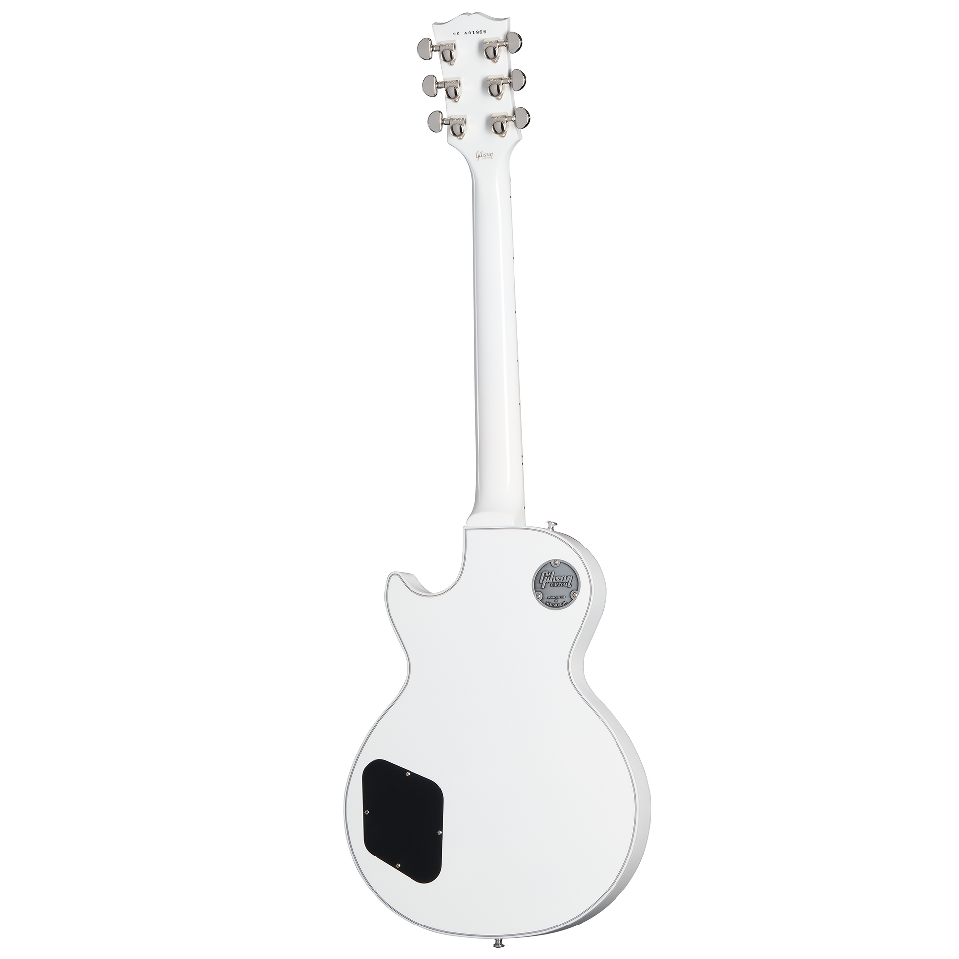 Gibson Custom Les Paul Custom, Nickel Hardware, Alpine White, Exclusive