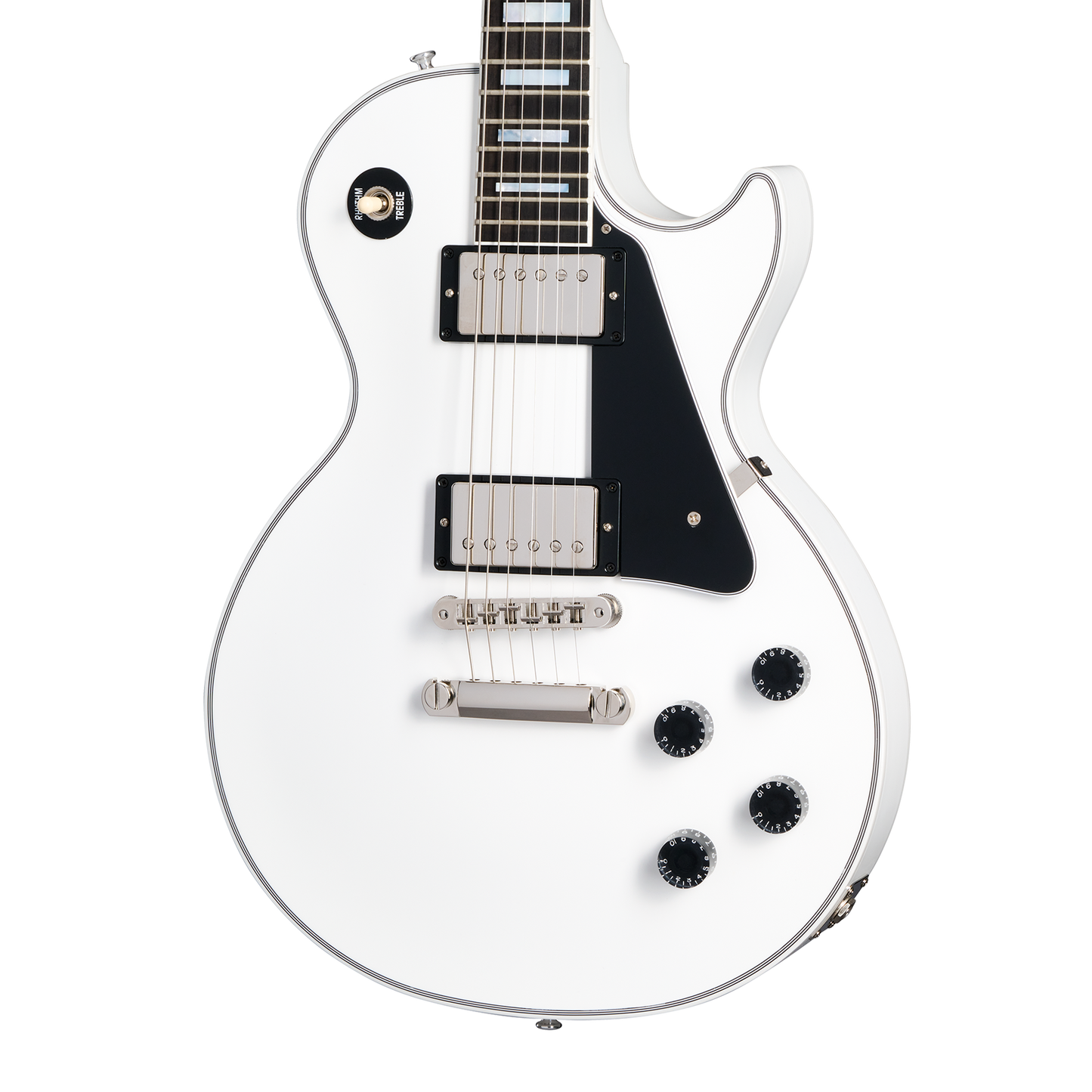 Gibson Custom Les Paul Custom, Nickel Hardware, Alpine White, Exclusive