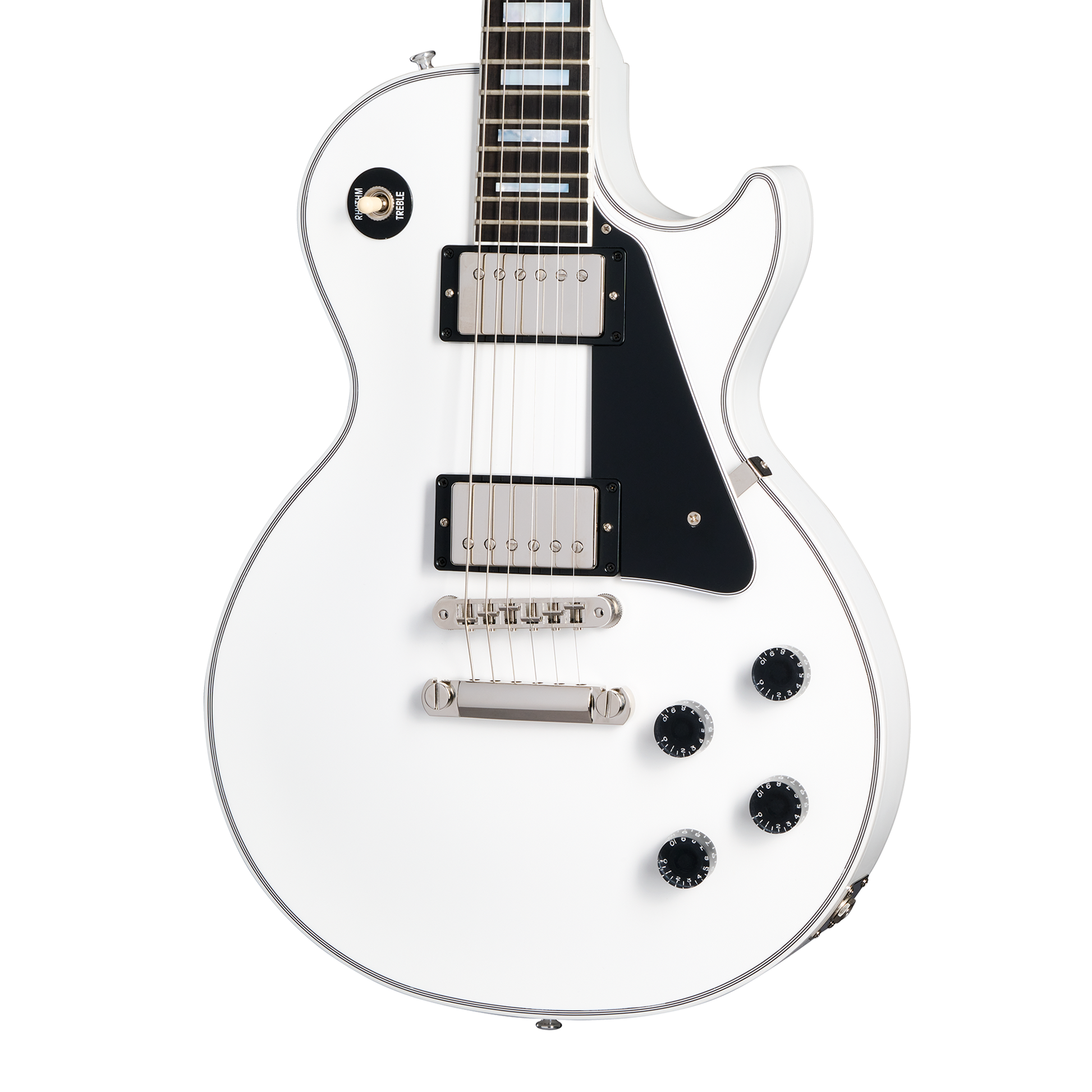 Gibson Custom Les Paul Custom, Nickel Hardware, Alpine White, Exclusive