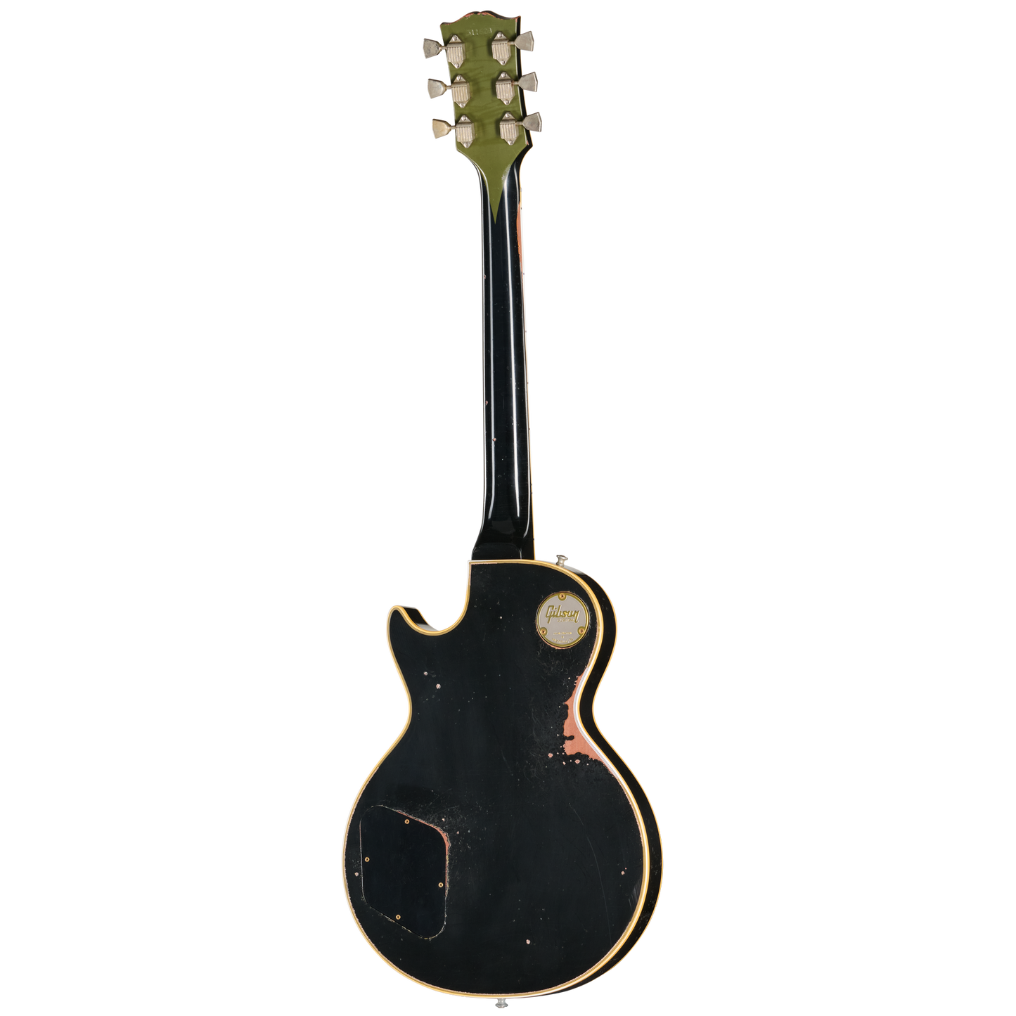 Gibson Custom LE 1968 Les Paul Custom Reissue, Heavy Aged, Olive Drab Top