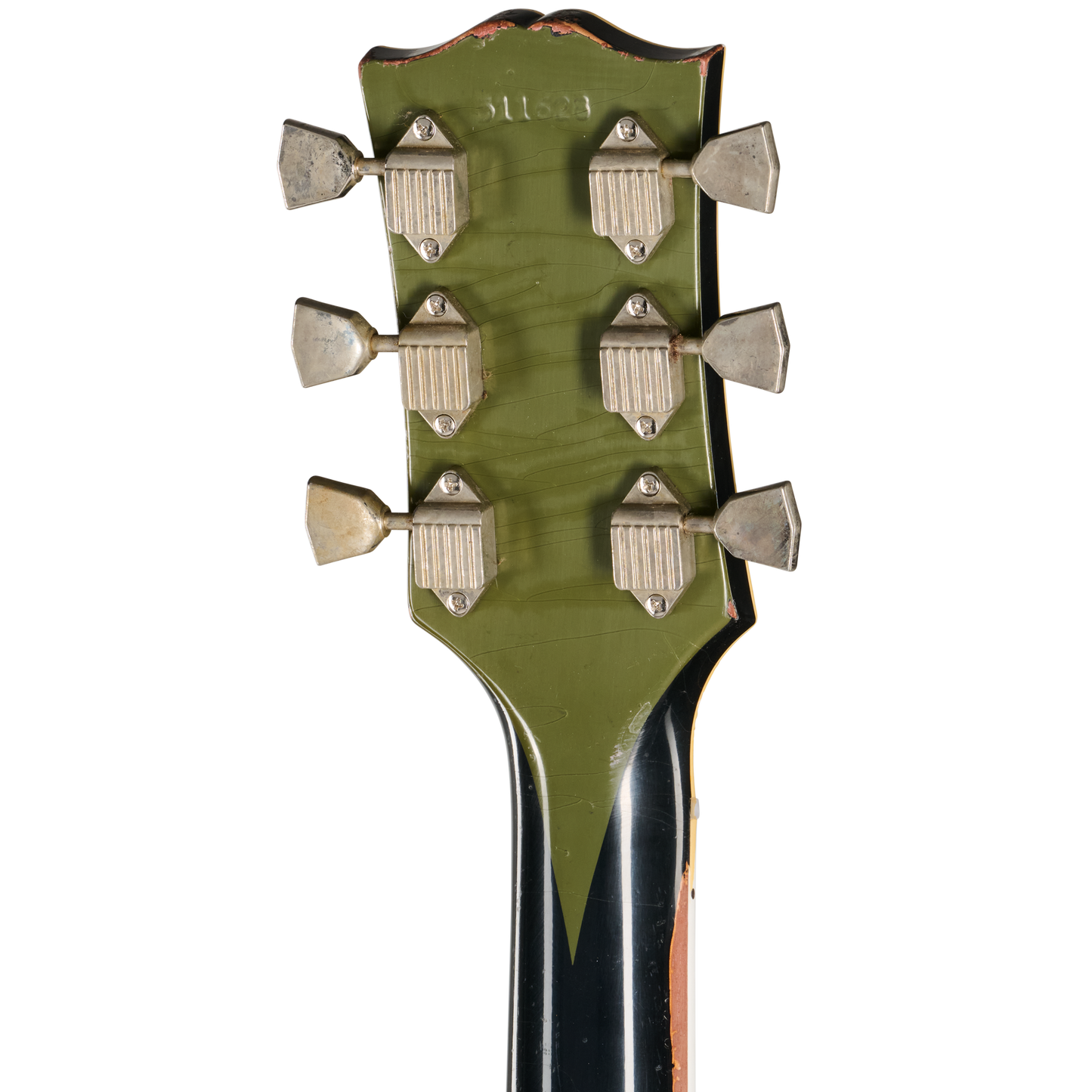 Gibson Custom LE 1968 Les Paul Custom Reissue, Heavy Aged, Olive Drab Top