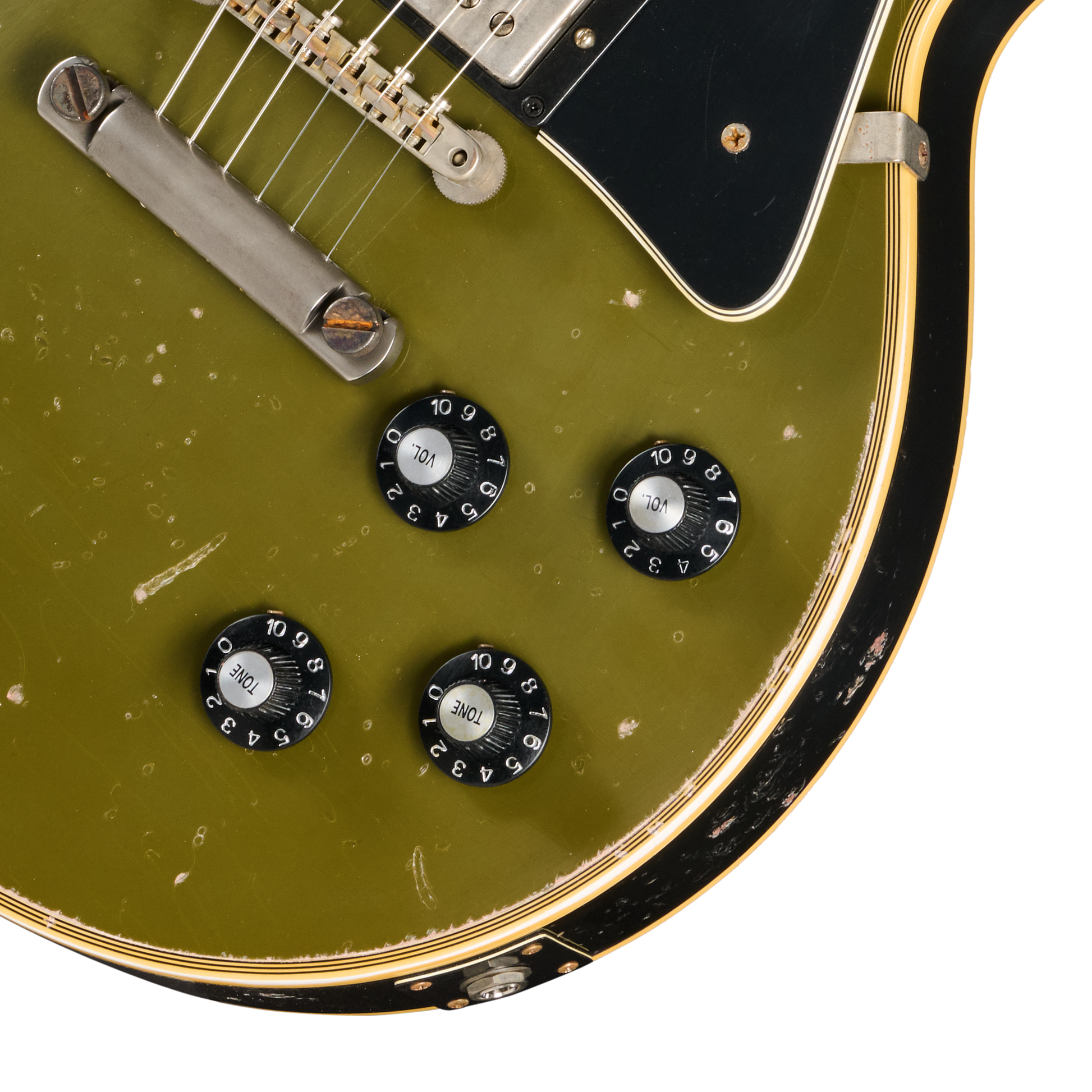 Gibson Custom LE 1968 Les Paul Custom Reissue, Heavy Aged, Olive Drab Top