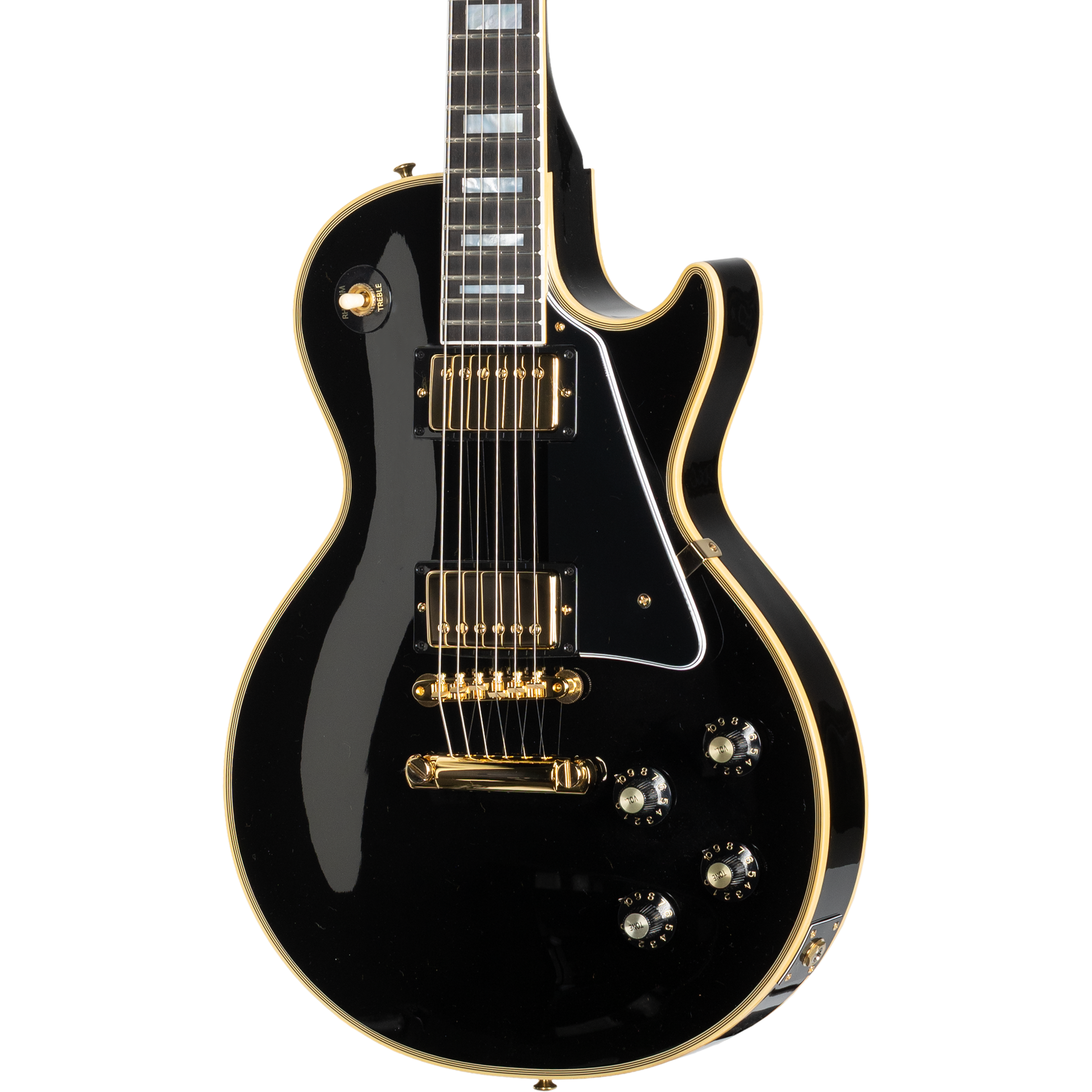 Gibson 1968 Les Paul Custom Reissue Electric Guitar - Ebony