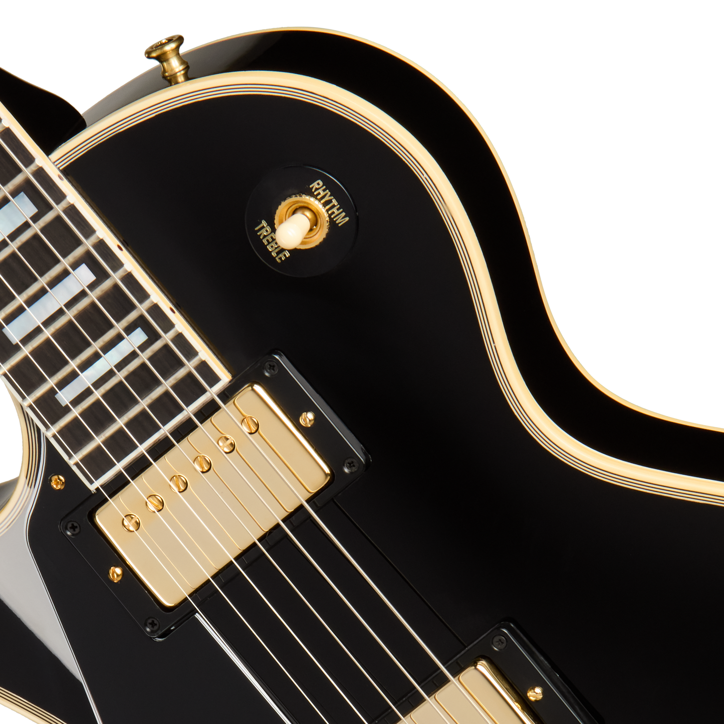 Gibson Custom 1968 Les Paul Custom Reissue, Left-Handed, Gloss, Ebony