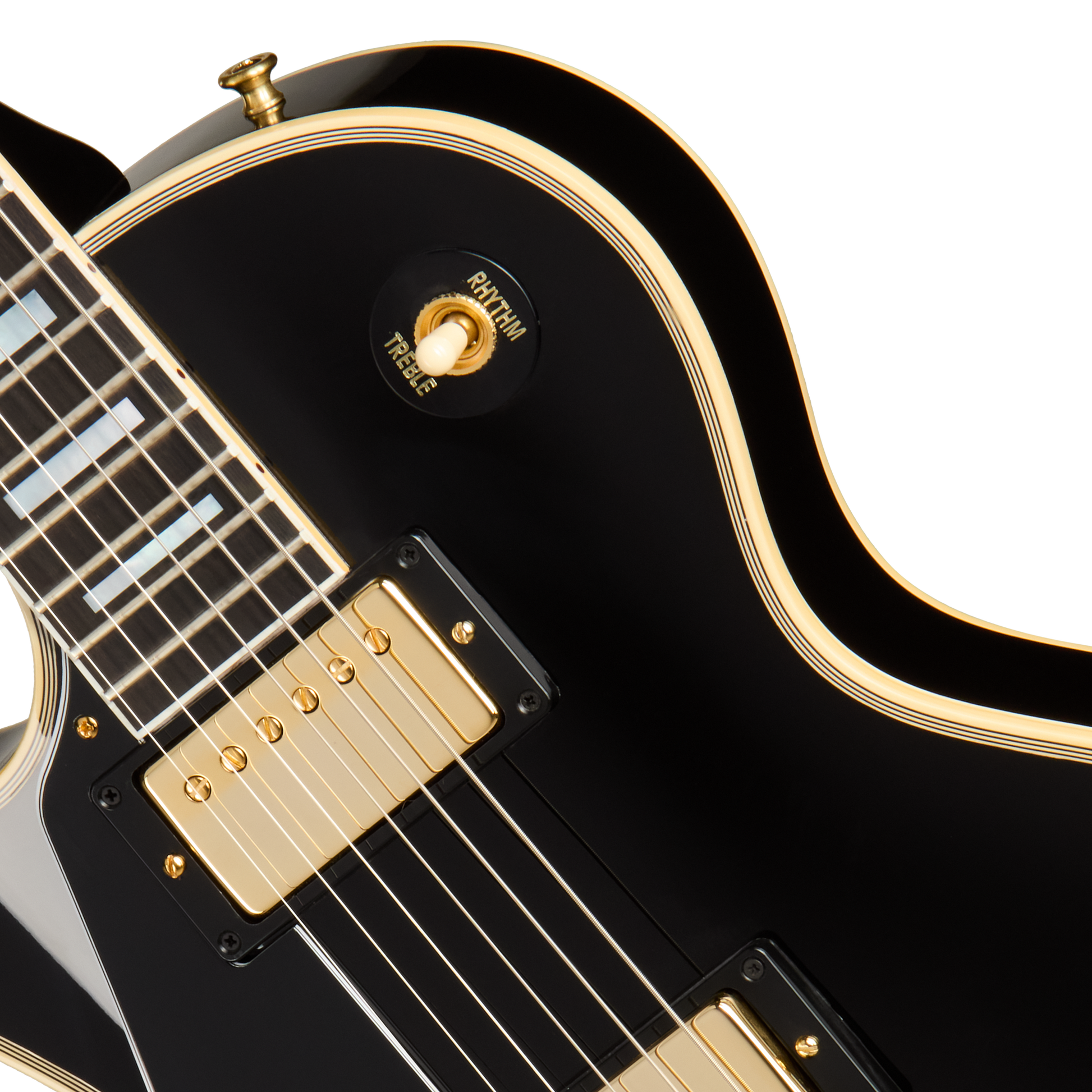 Gibson Custom 1968 Les Paul Custom Reissue, Left-Handed, Gloss, Ebony