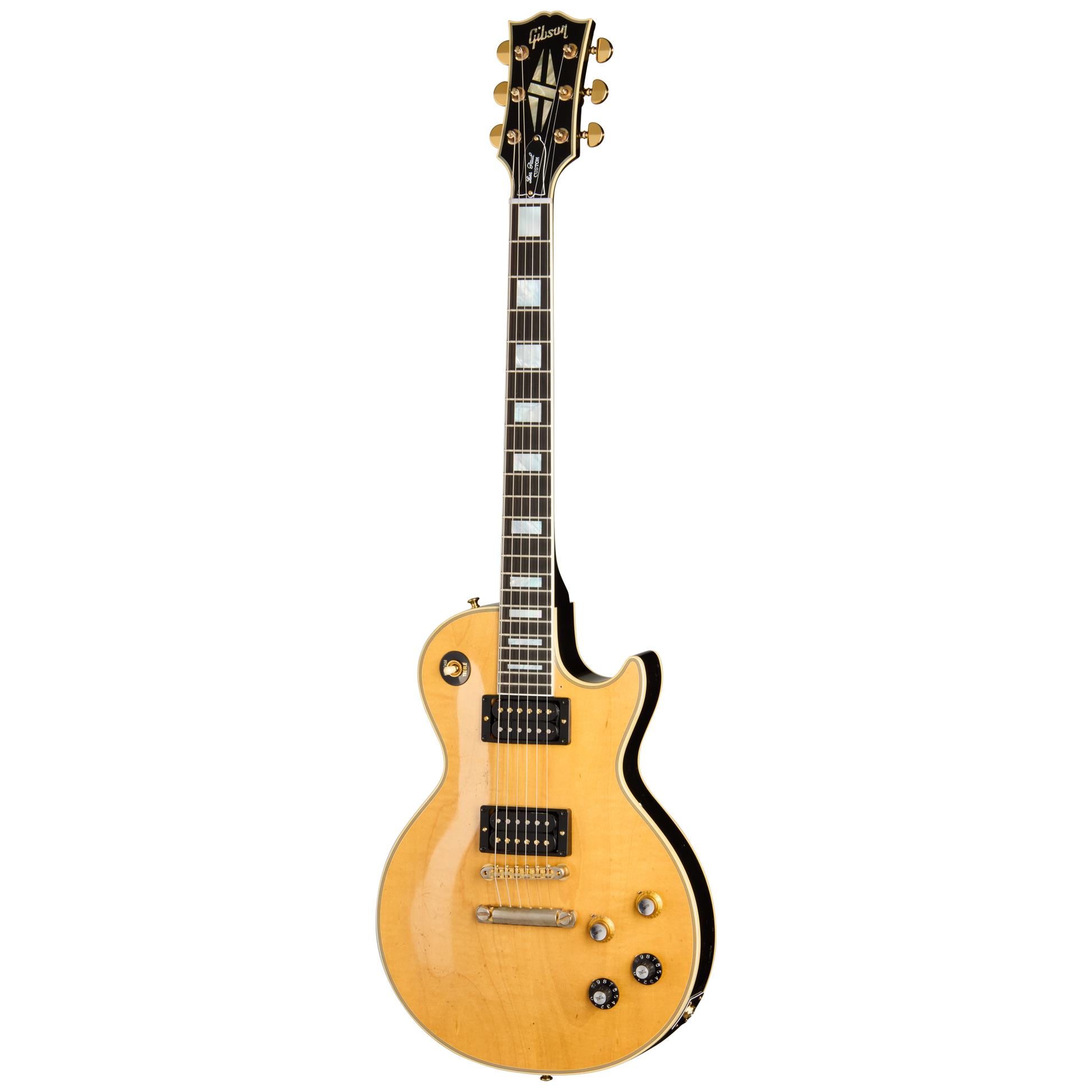 Gibson Custom Mick Ronson 1968 Les Paul Custom Collector's Edition, Antique Natural/Ebony