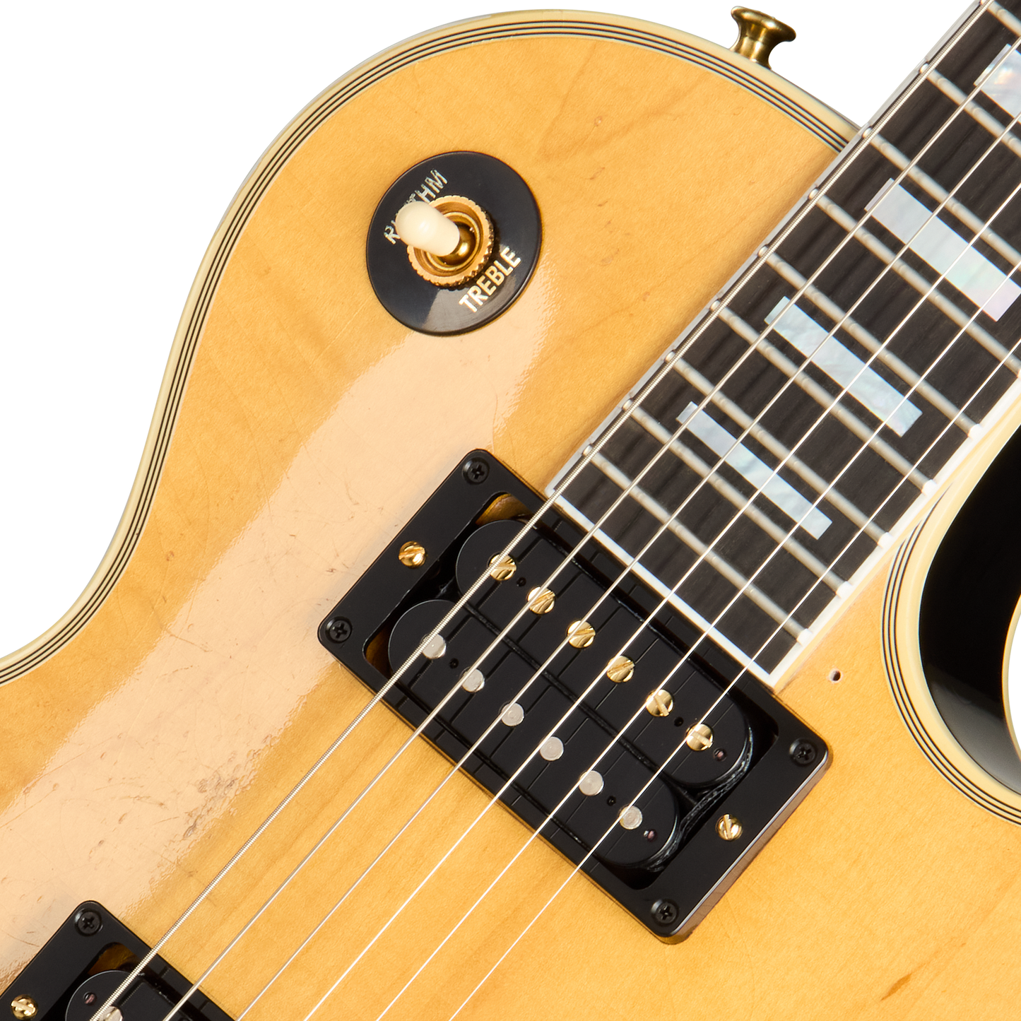 Gibson Custom Mick Ronson 1968 Les Paul Custom Collector's Edition, Antique Natural/Ebony