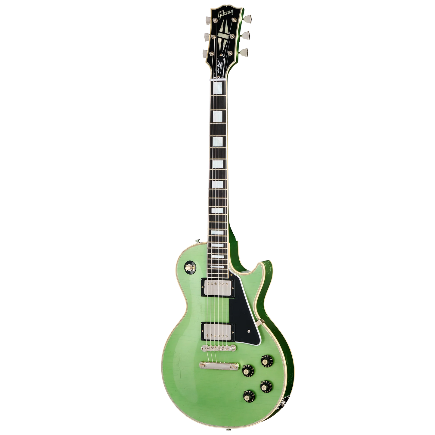 Gibson Custom 1968 Les Paul Custom Reissue, Light Aged, Jade Green