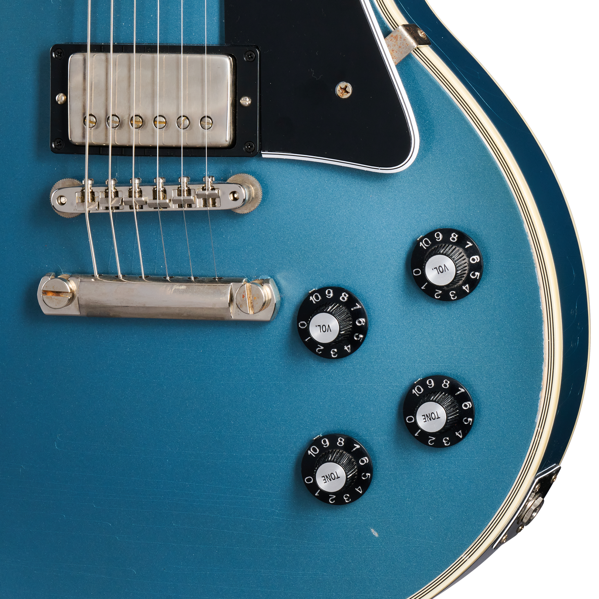 Gibson Custom 1968 Les Paul Custom Reissue, Light Aged, Antique Pelham Blue