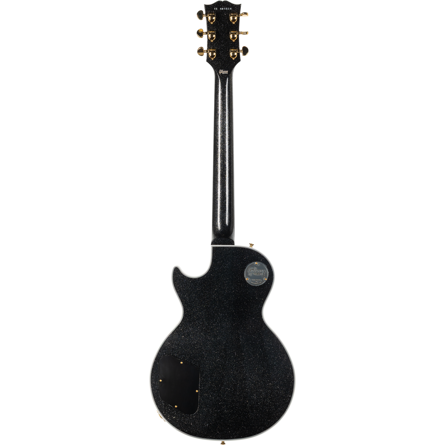Gibson Les Paul Custom Electric Guitar - Black Sparkle Gloss