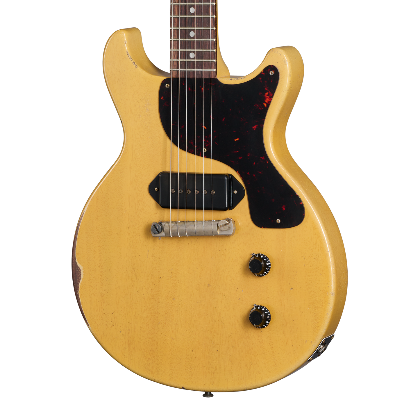 Gibson Custom 1958 Les Paul Junior Double Cut, Heavy Aged, TV Yellow