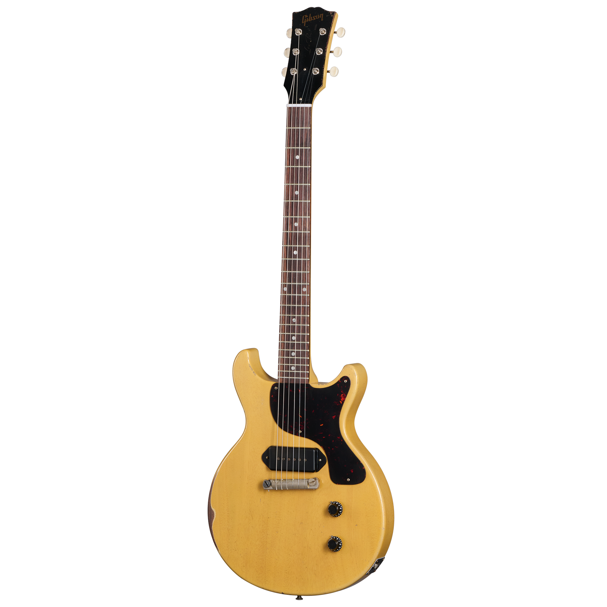 Gibson Custom 1958 Les Paul Junior Double Cut, Heavy Aged, TV Yellow