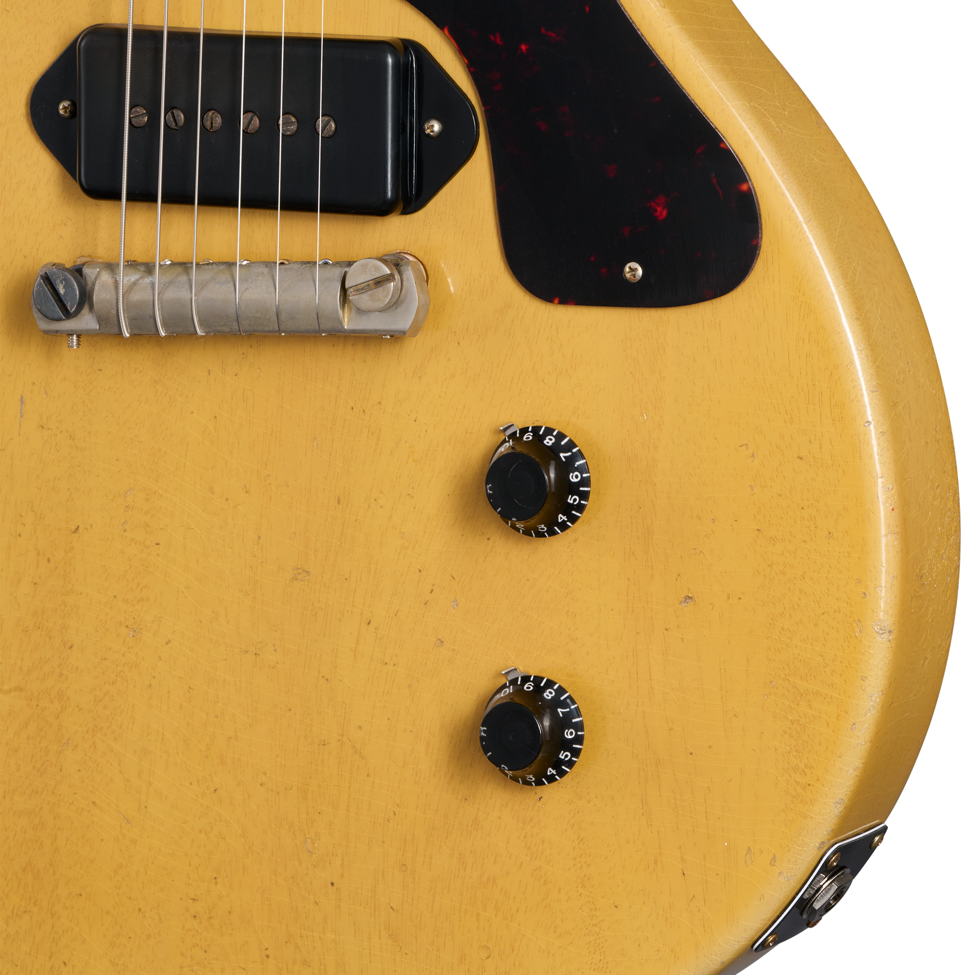 Gibson Custom 1958 Les Paul Junior Double Cut, Heavy Aged, TV Yellow