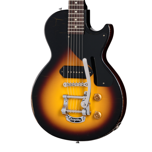 Gibson Custom 1957 Les Paul Junior Reissue with Bigsby, Light Aged, Vintage Sunburst