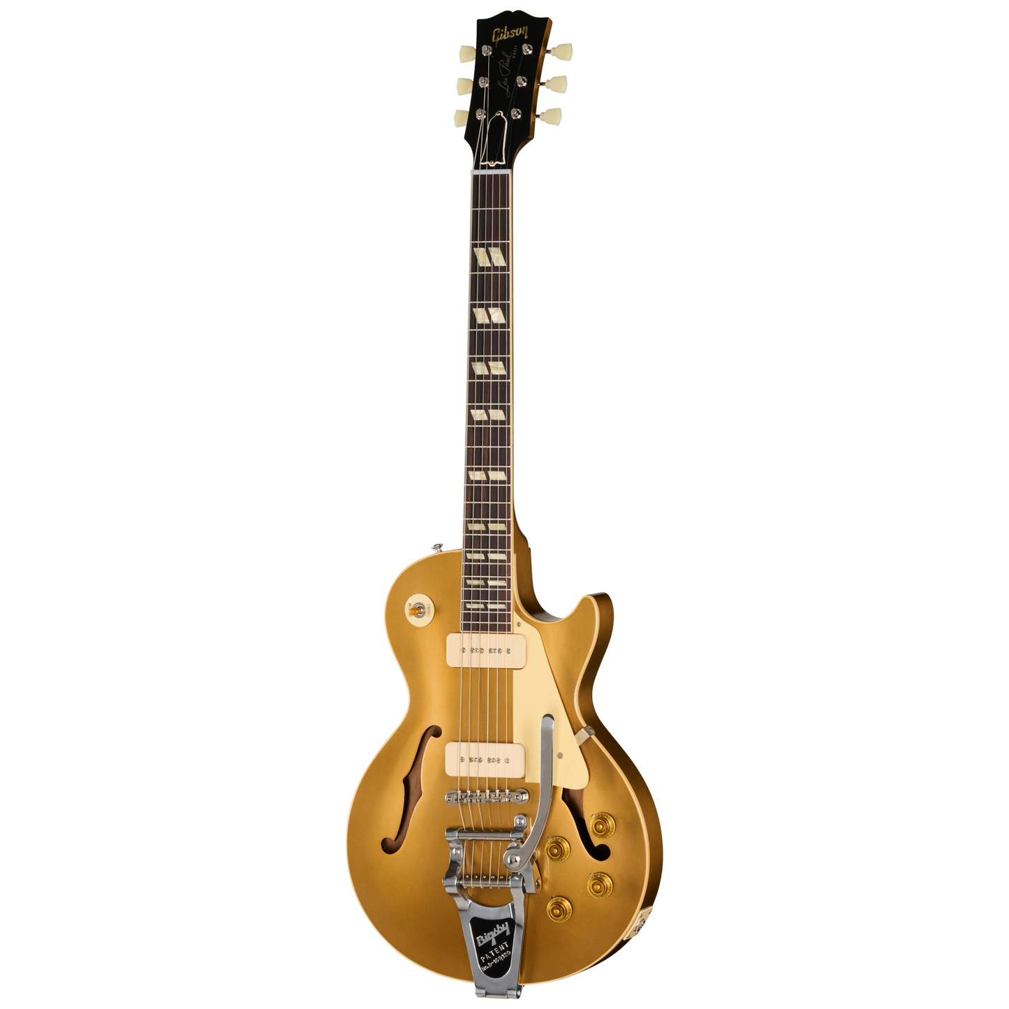 Gibson Custom 1956 Les Paul Standard Reissue with Bigsby, VOS, All Double Gold