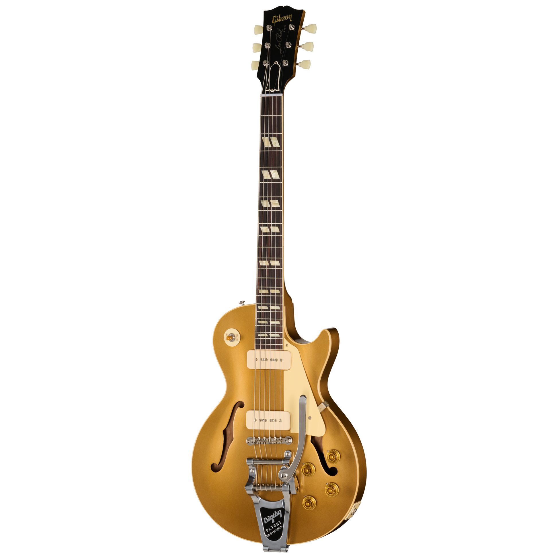 Gibson Custom 1956 Les Paul Standard Reissue with Bigsby, VOS, All Double Gold