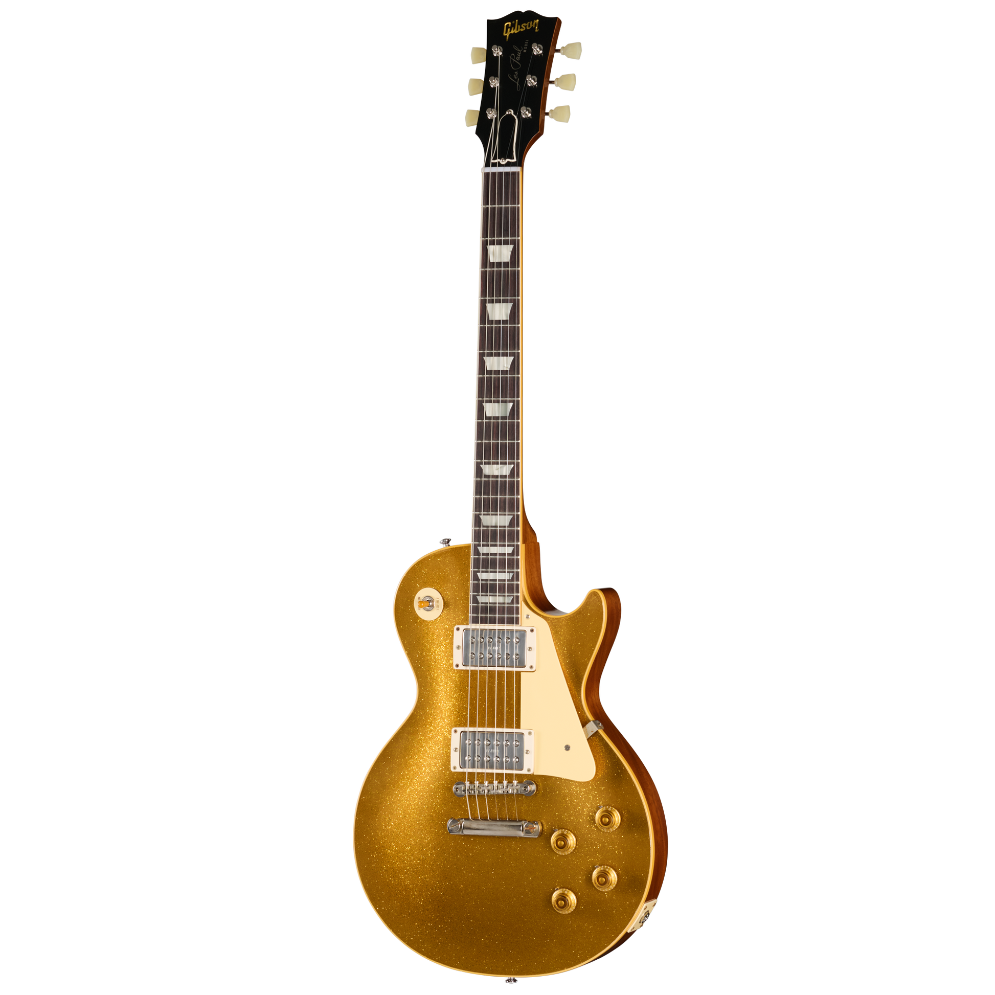 Gibson Custom LE 1957 Les Paul Reissue with TV Jones Powertron, VOS, Gold Sparkle Top