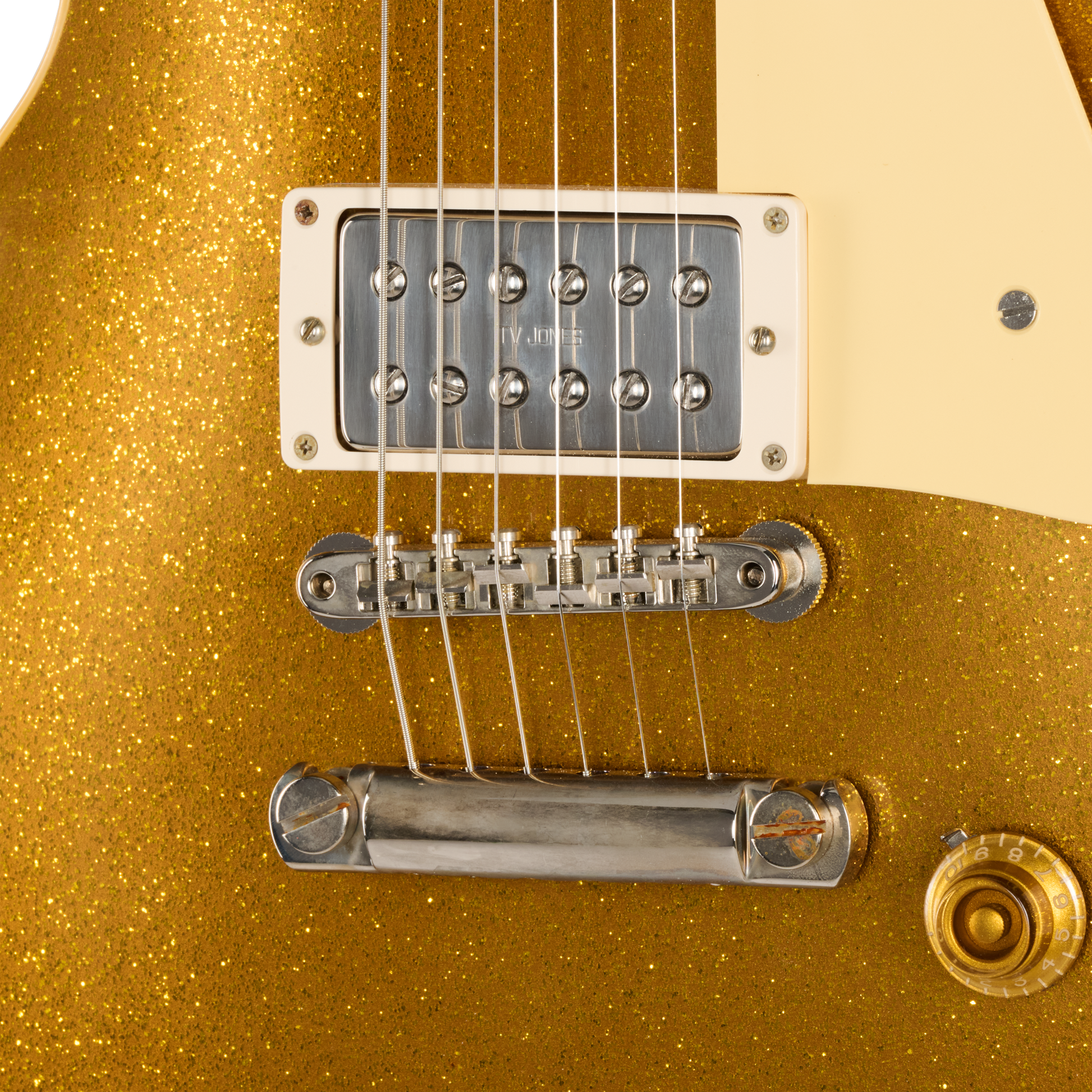 Gibson Custom LE 1957 Les Paul Reissue with TV Jones Powertron, VOS, Gold Sparkle Top