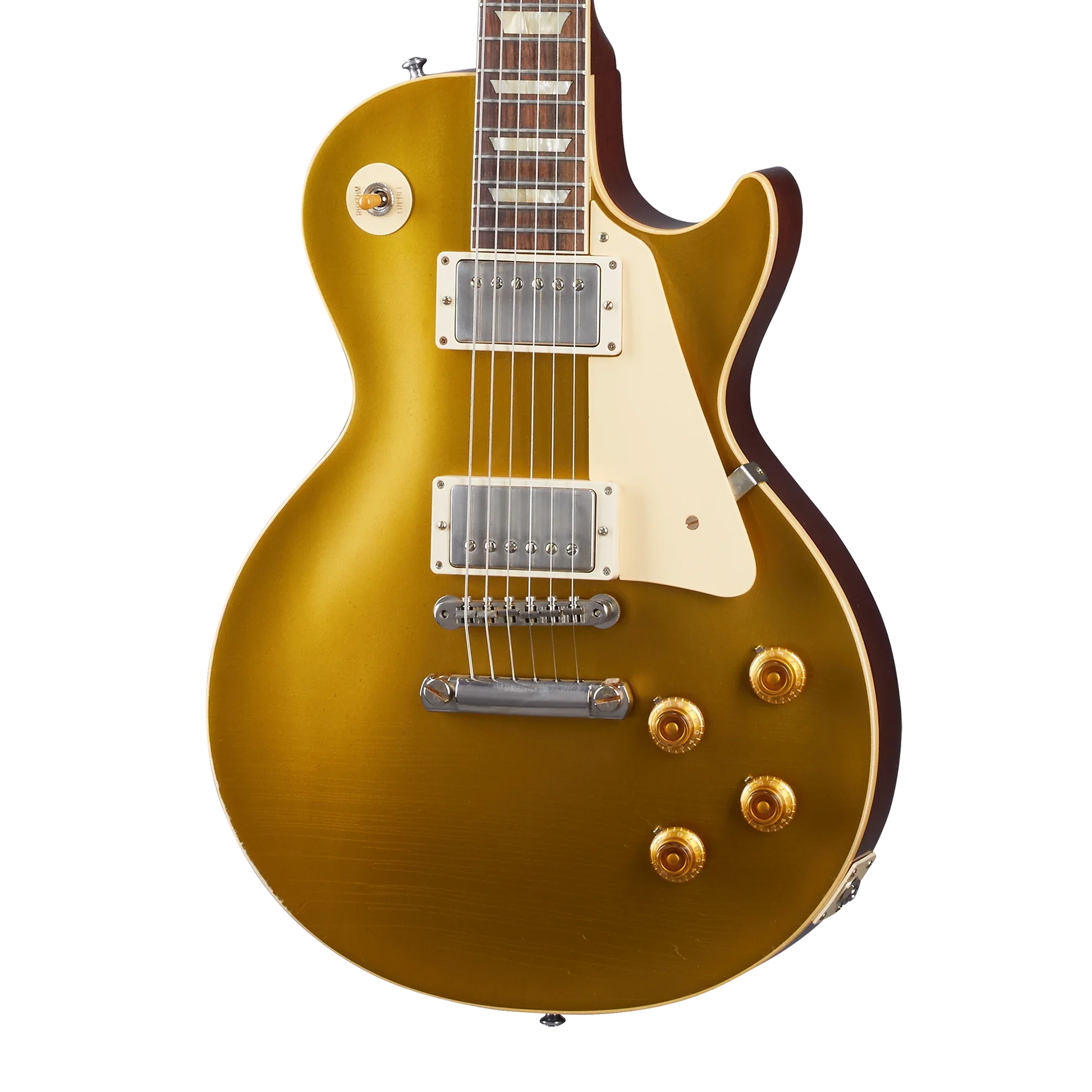 Gibson Custom 1957 Les Paul Goldtop Darkback Reissue, Light Aged, Double Gold with Dark Back