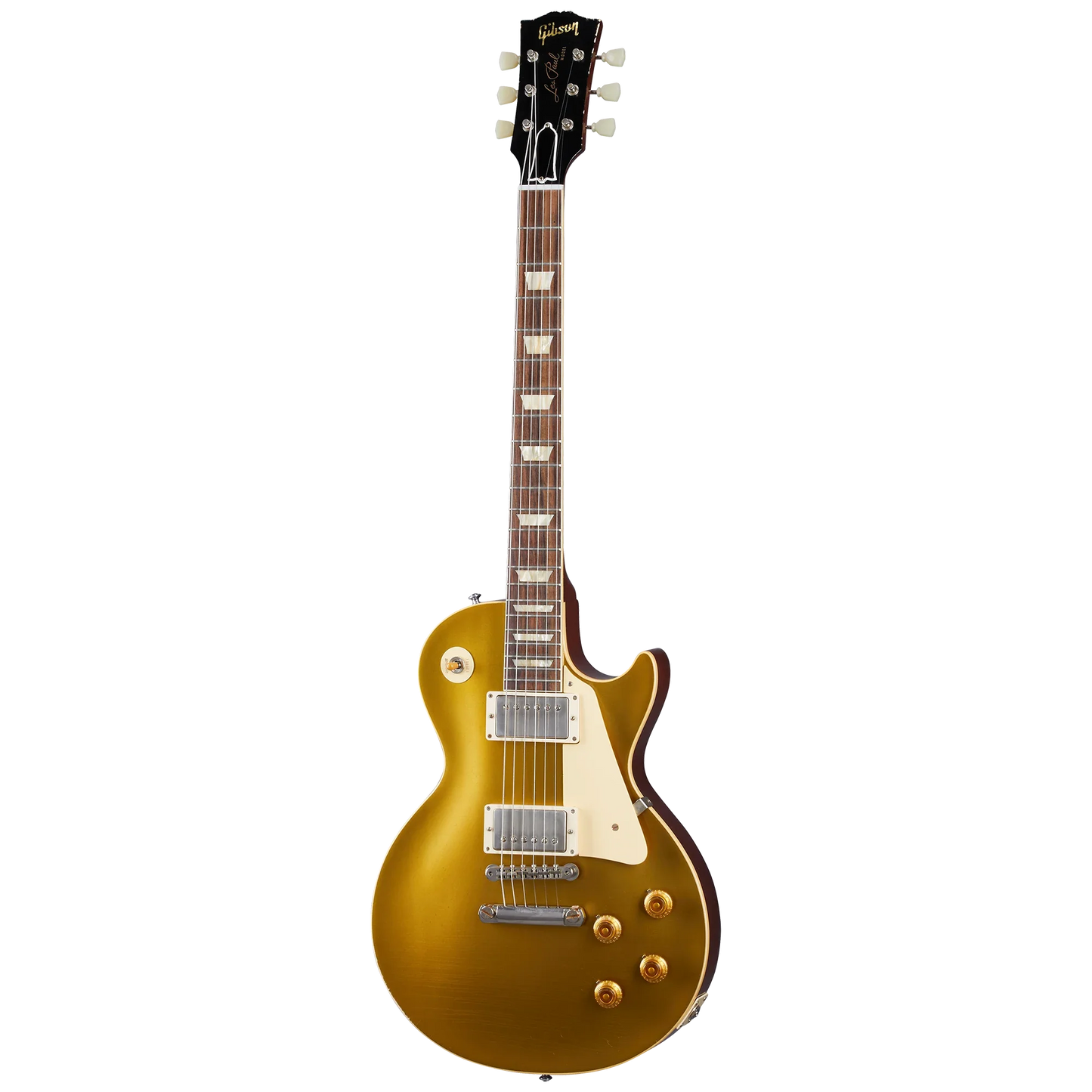 Gibson Custom 1957 Les Paul Goldtop Darkback Reissue, Light Aged, Double Gold with Dark Back
