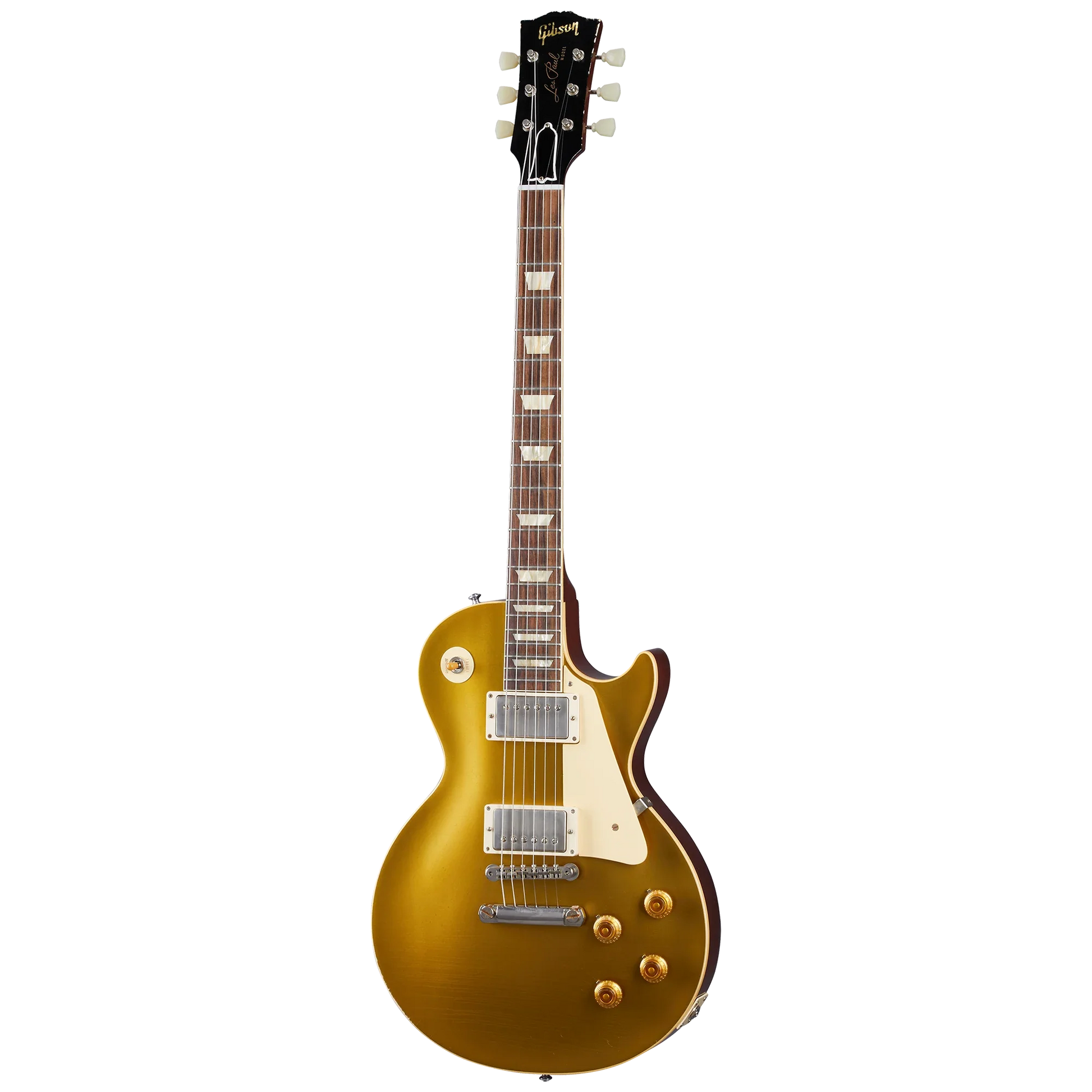 Gibson Custom 1957 Les Paul Goldtop Darkback Reissue, Light Aged, Double Gold with Dark Back
