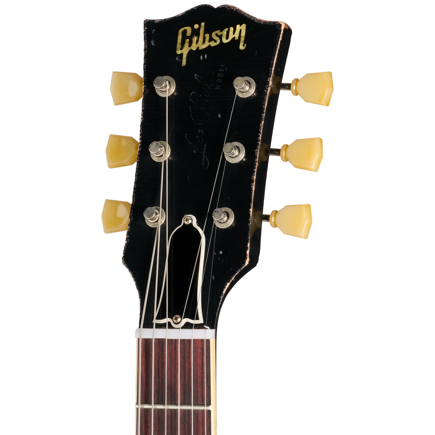 Gibson Custom 1957 Les Paul Standard Reissue, Ultra Heavy Aged, Ebony Over Goldtop