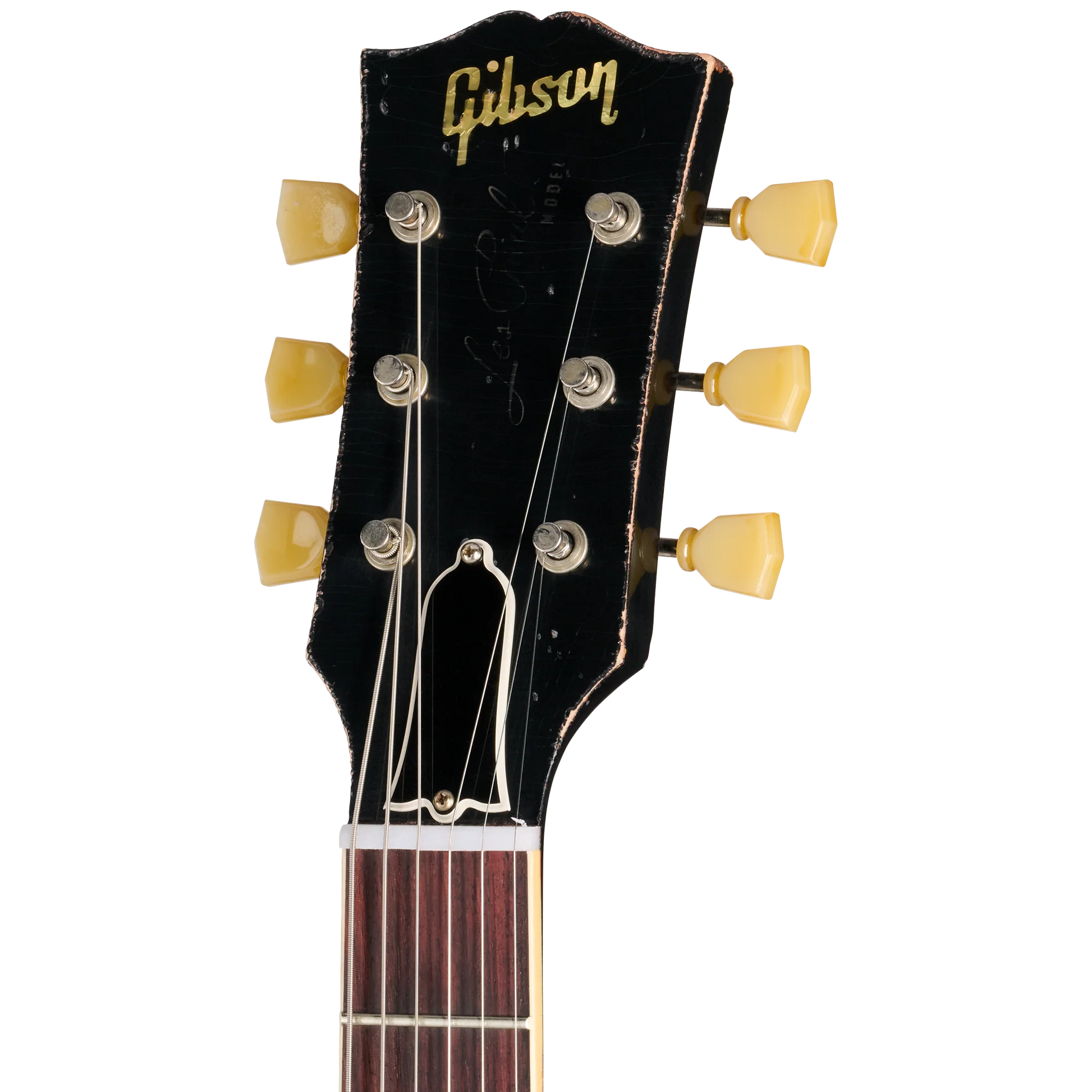 Gibson Custom 1957 Les Paul Standard Reissue, Ultra Heavy Aged, Ebony Over Goldtop
