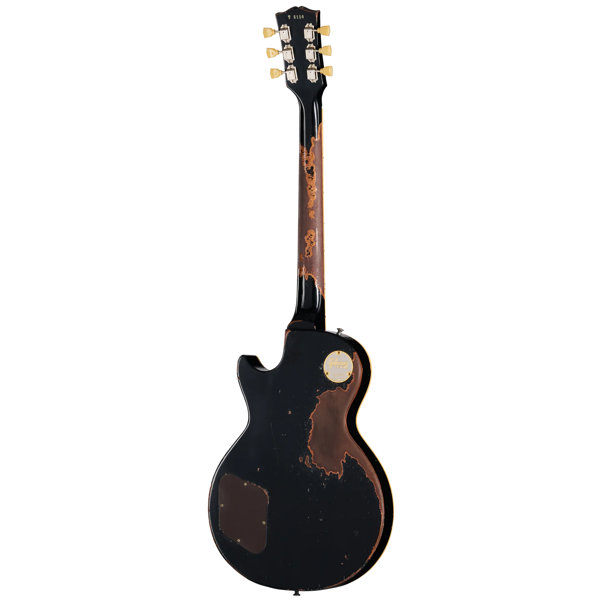 Gibson Custom 1957 Les Paul Standard Reissue, Ultra Heavy Aged, Ebony Over Goldtop