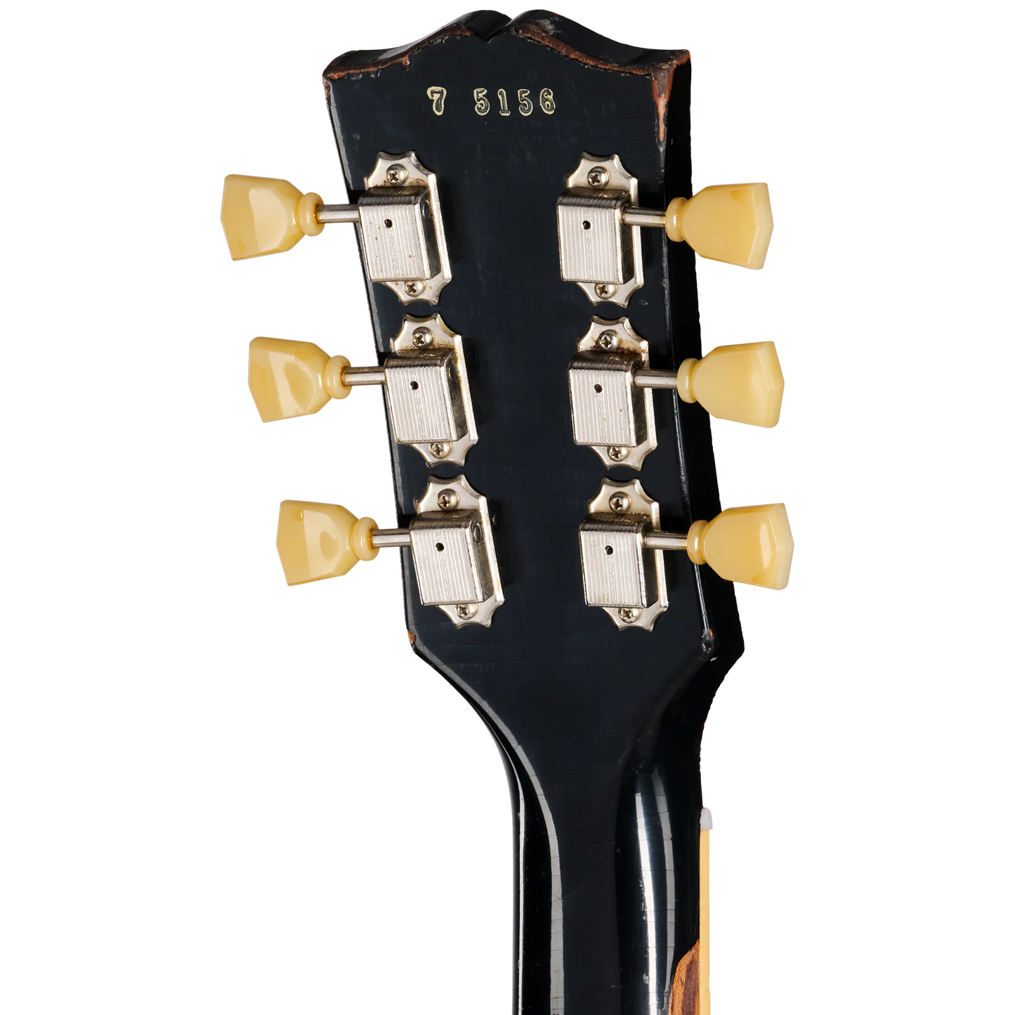 Gibson Custom 1957 Les Paul Standard Reissue, Ultra Heavy Aged, Ebony Over Goldtop