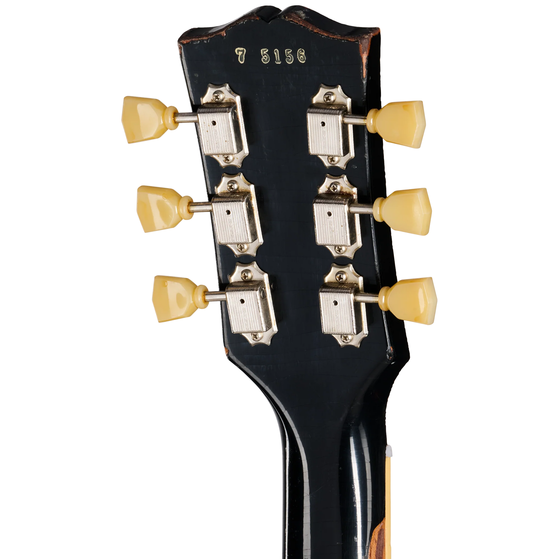 Gibson Custom 1957 Les Paul Standard Reissue, Ultra Heavy Aged, Ebony Over Goldtop