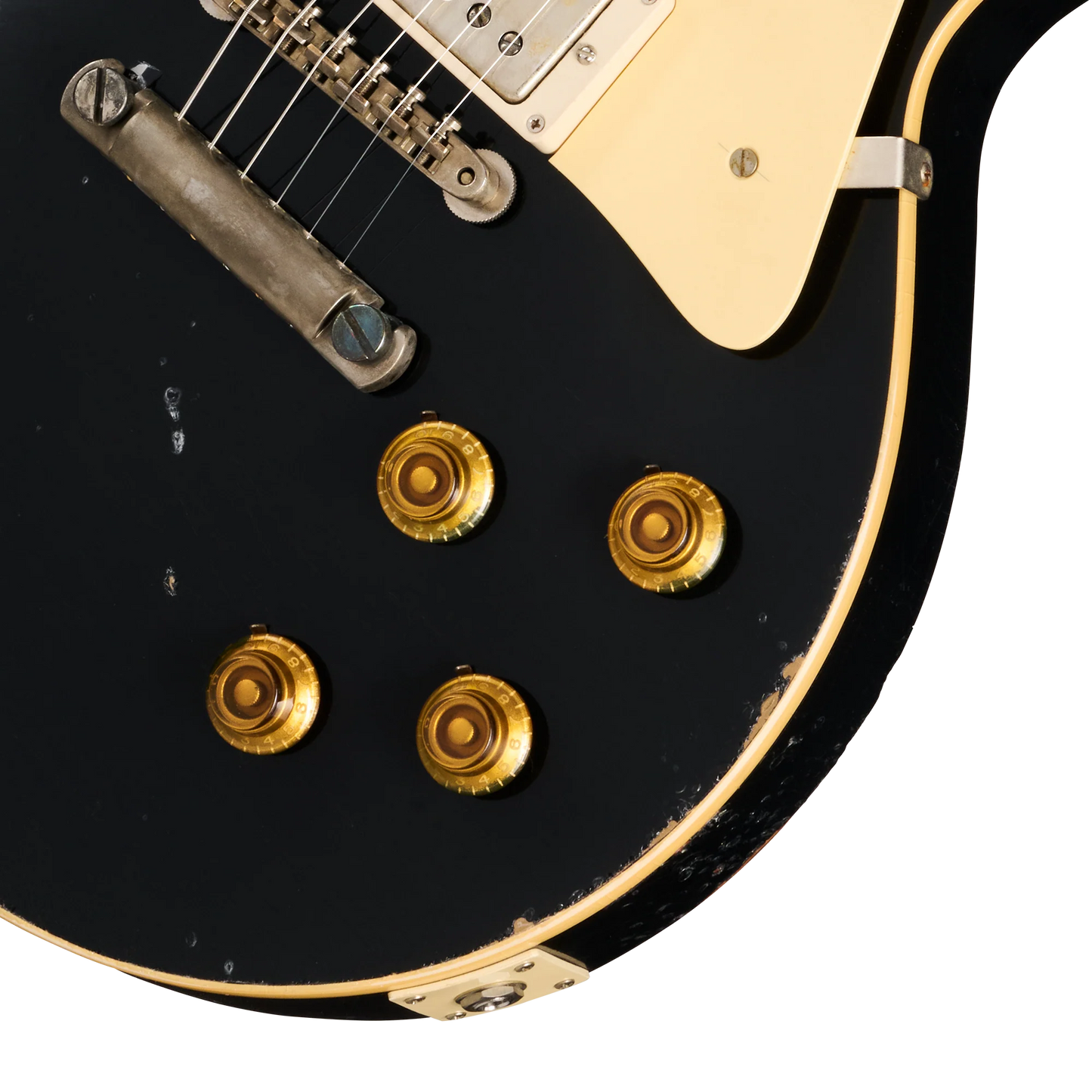 Gibson Custom 1957 Les Paul Standard Reissue, Ultra Heavy Aged, Ebony Over Goldtop