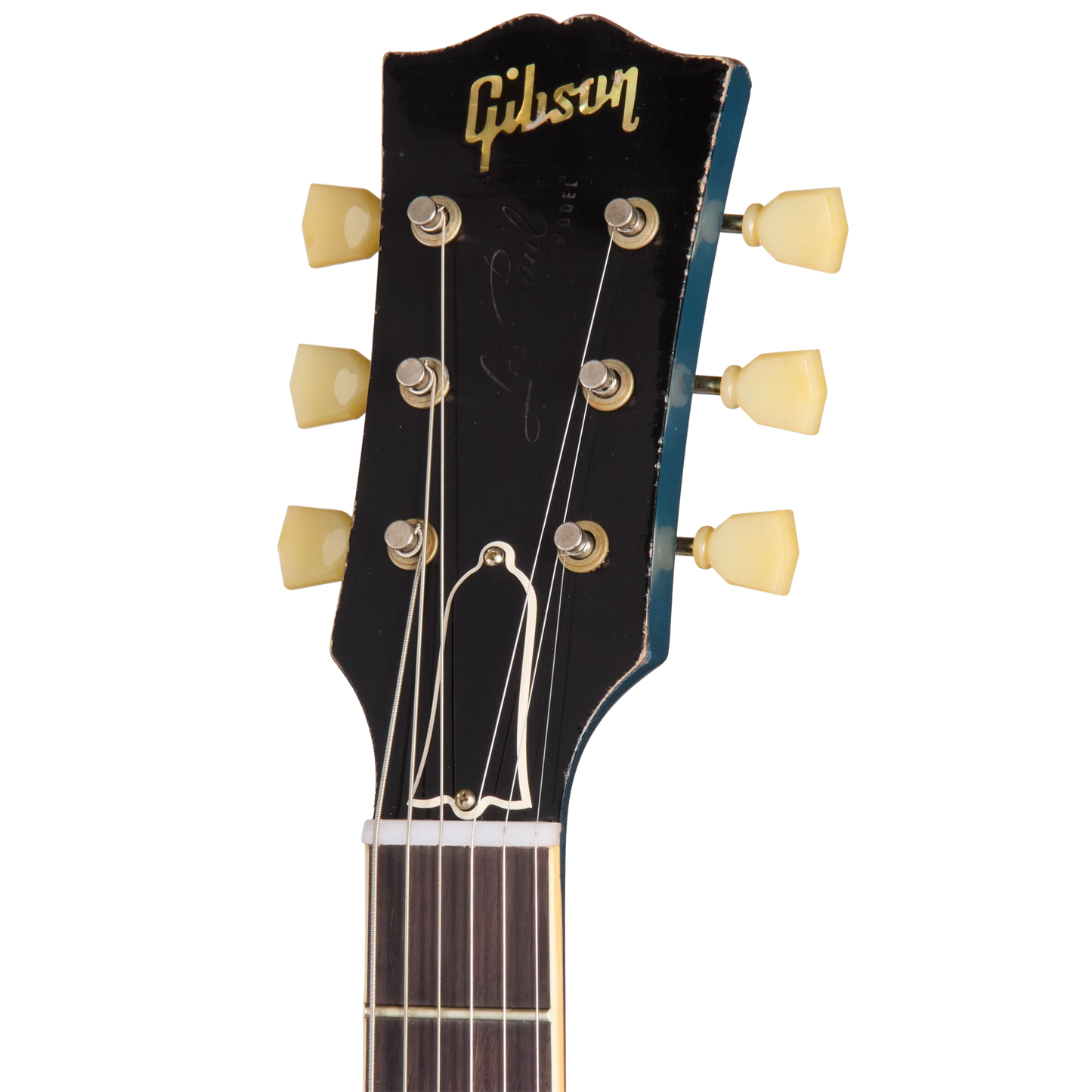 Gibson Custom 1957 Les Paul Standard Reissue, Ultra Heavy Aged, Pelham Blue Over Goldtop