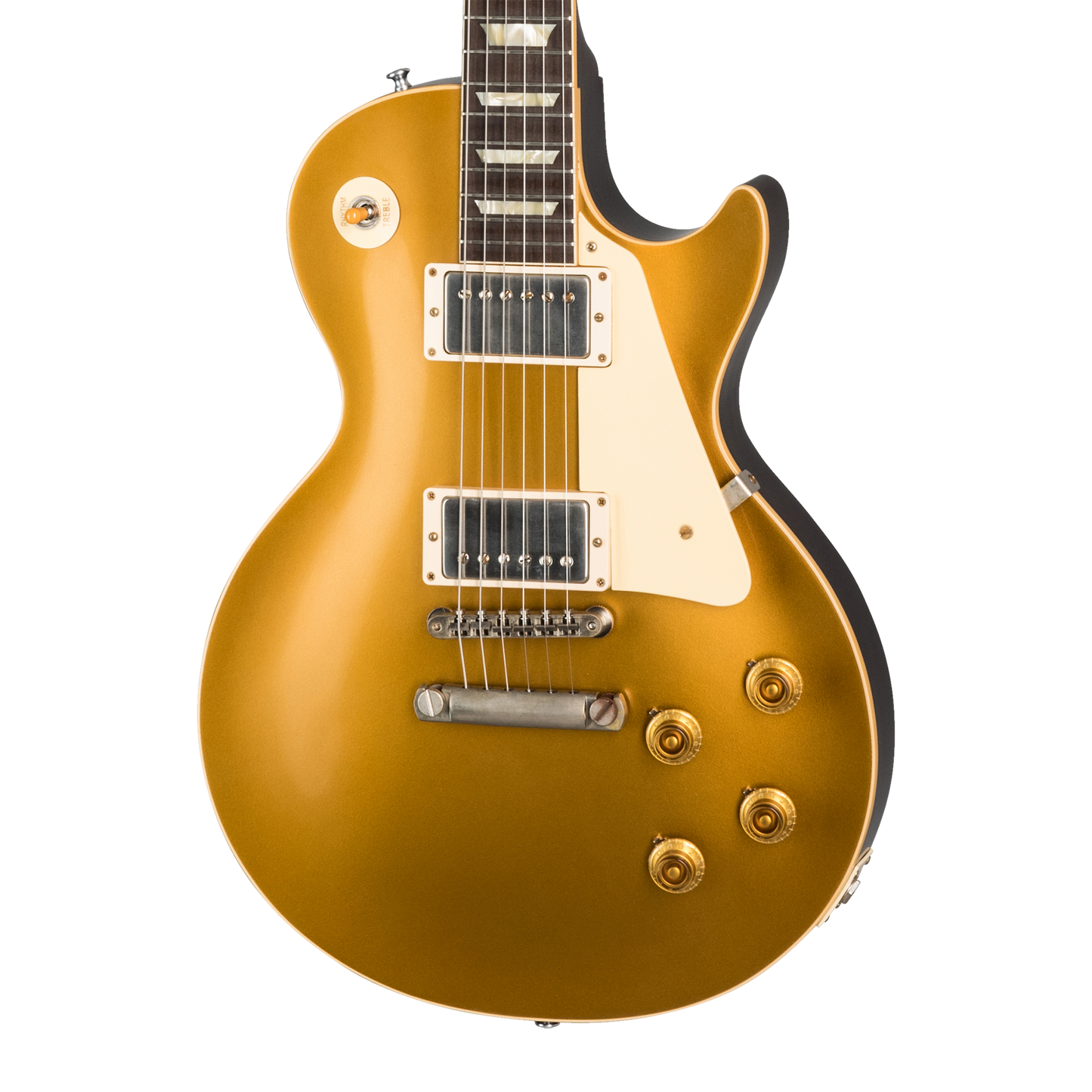 Gibson Custom 1957 Les Paul Standard Reissue, VOS Double Gold with Dark Back