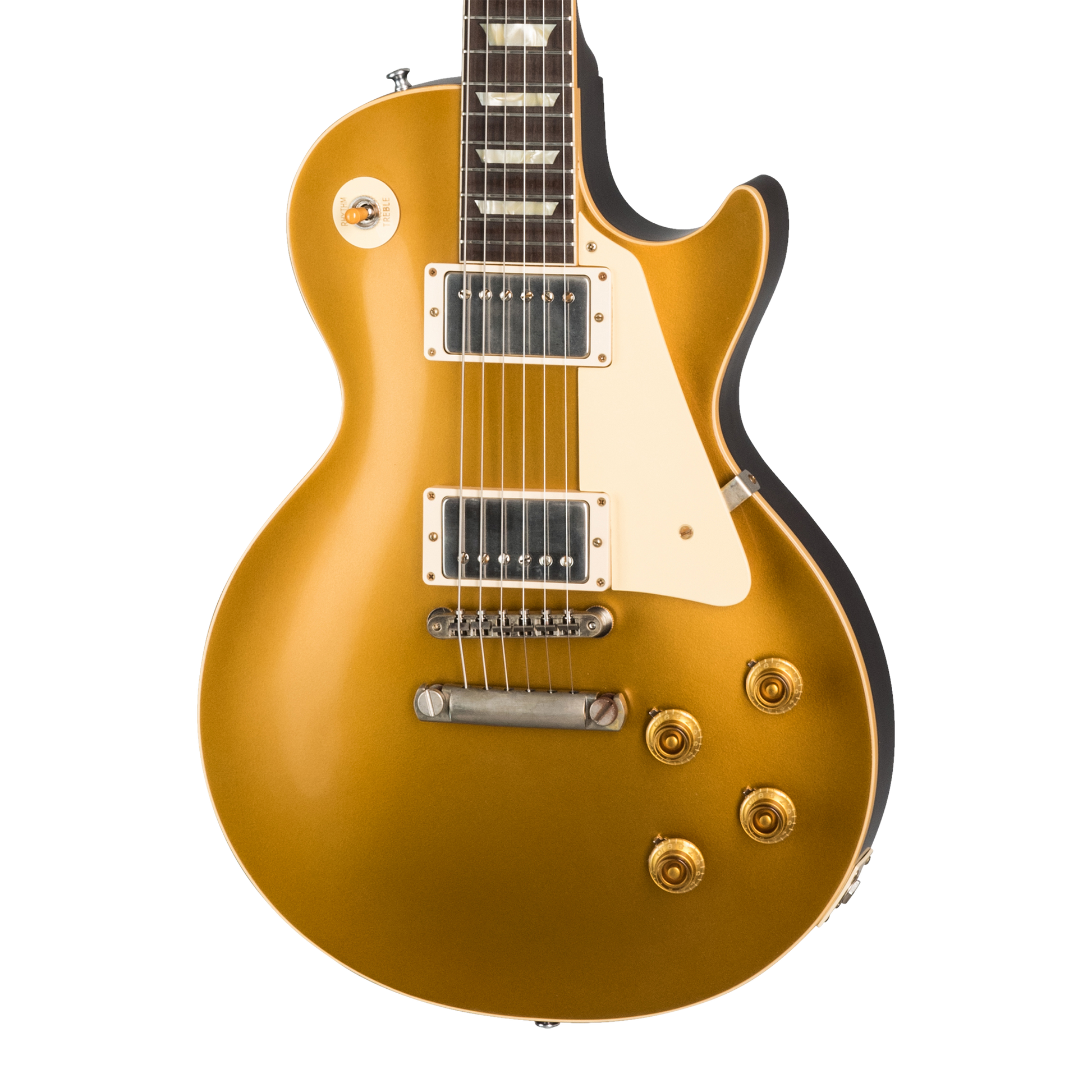 Gibson Custom 1957 Les Paul Standard Reissue, VOS Double Gold with Dark Back
