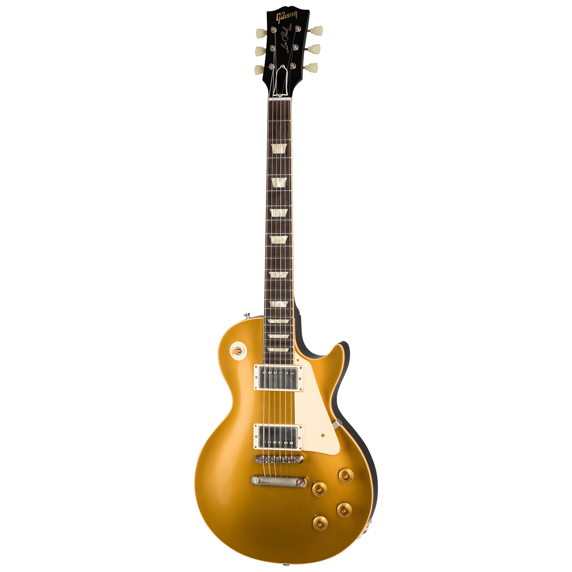 Gibson Custom 1957 Les Paul Standard Reissue, VOS Double Gold with Dark Back