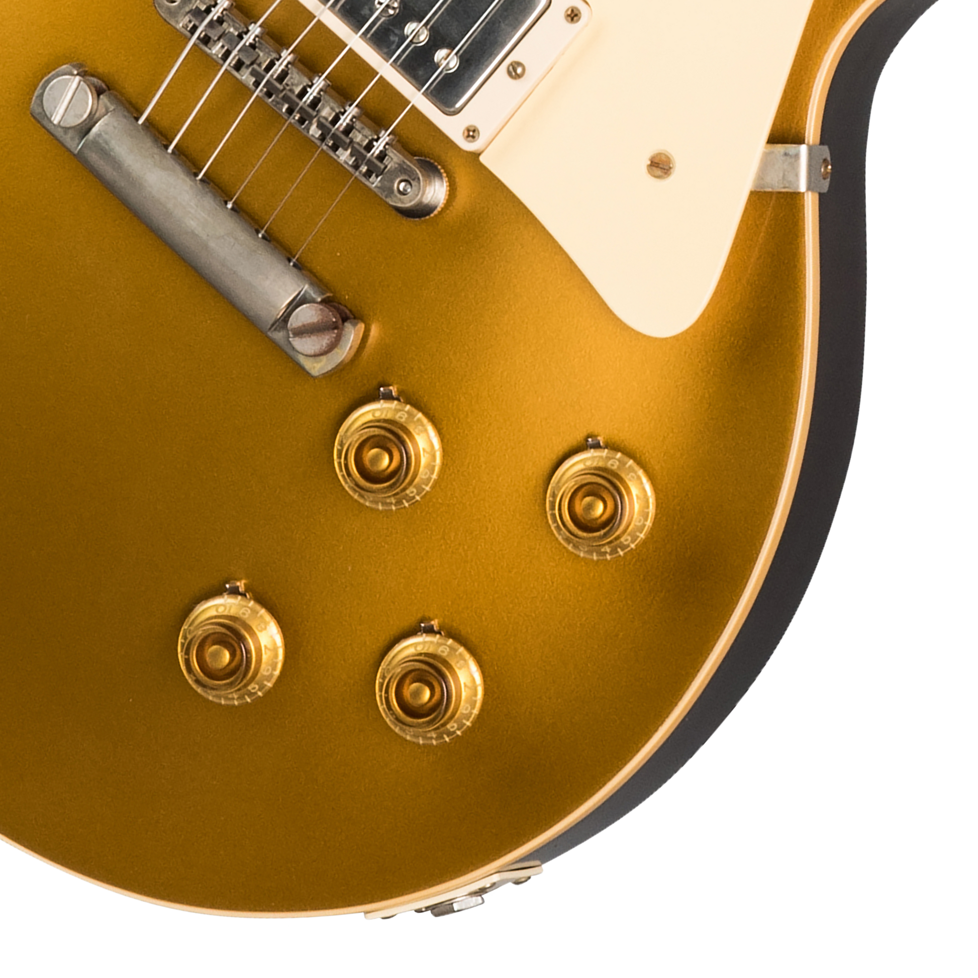 Gibson Custom 1957 Les Paul Standard Reissue, VOS Double Gold with Dark Back