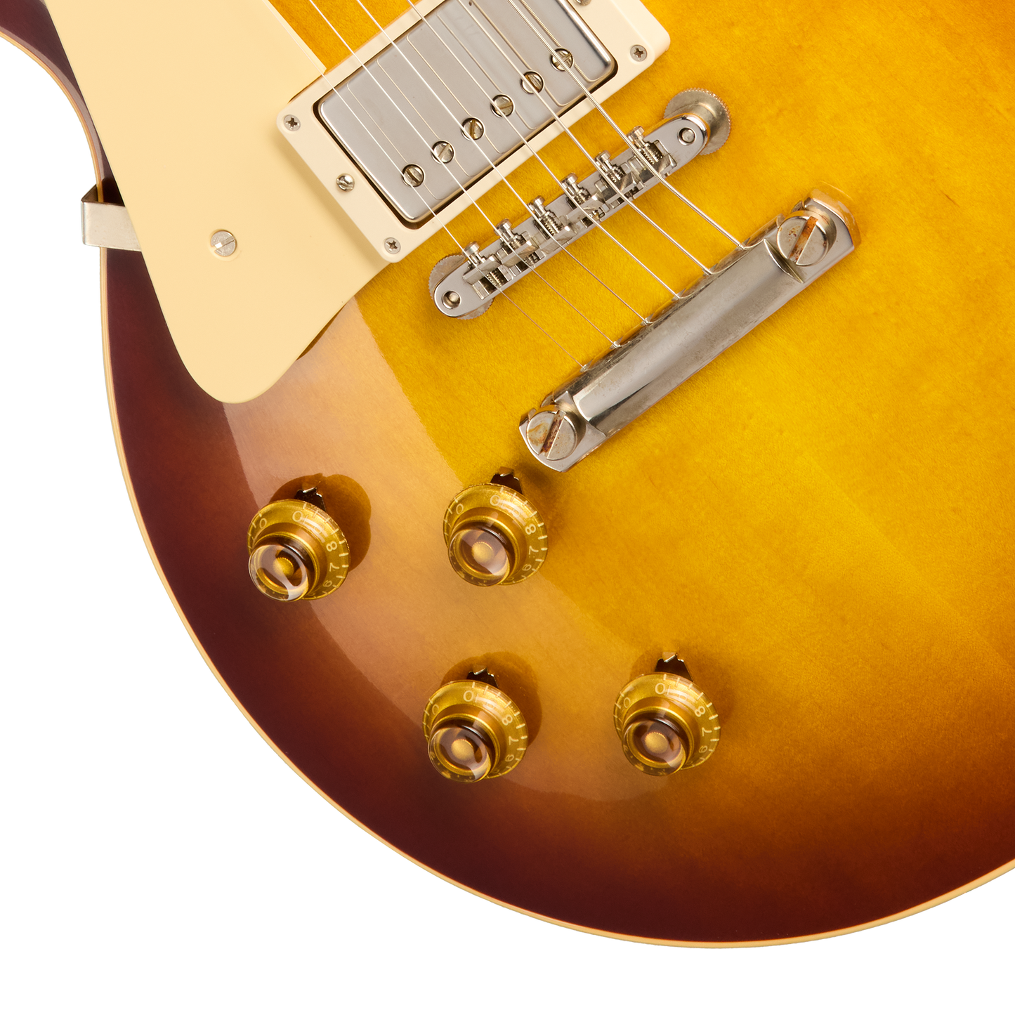 Gibson Custom 1958 Les Paul Standard Reissue, Left-Handed, VOS, Iced Tea Burst
