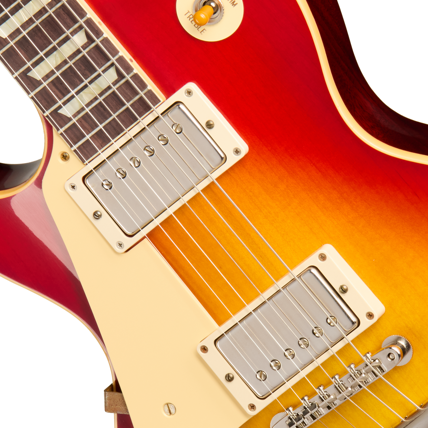 Gibson Custom 1958 Les Paul Standard Reissue, Left-Handed, VOS, Washed Cherry Sunburst