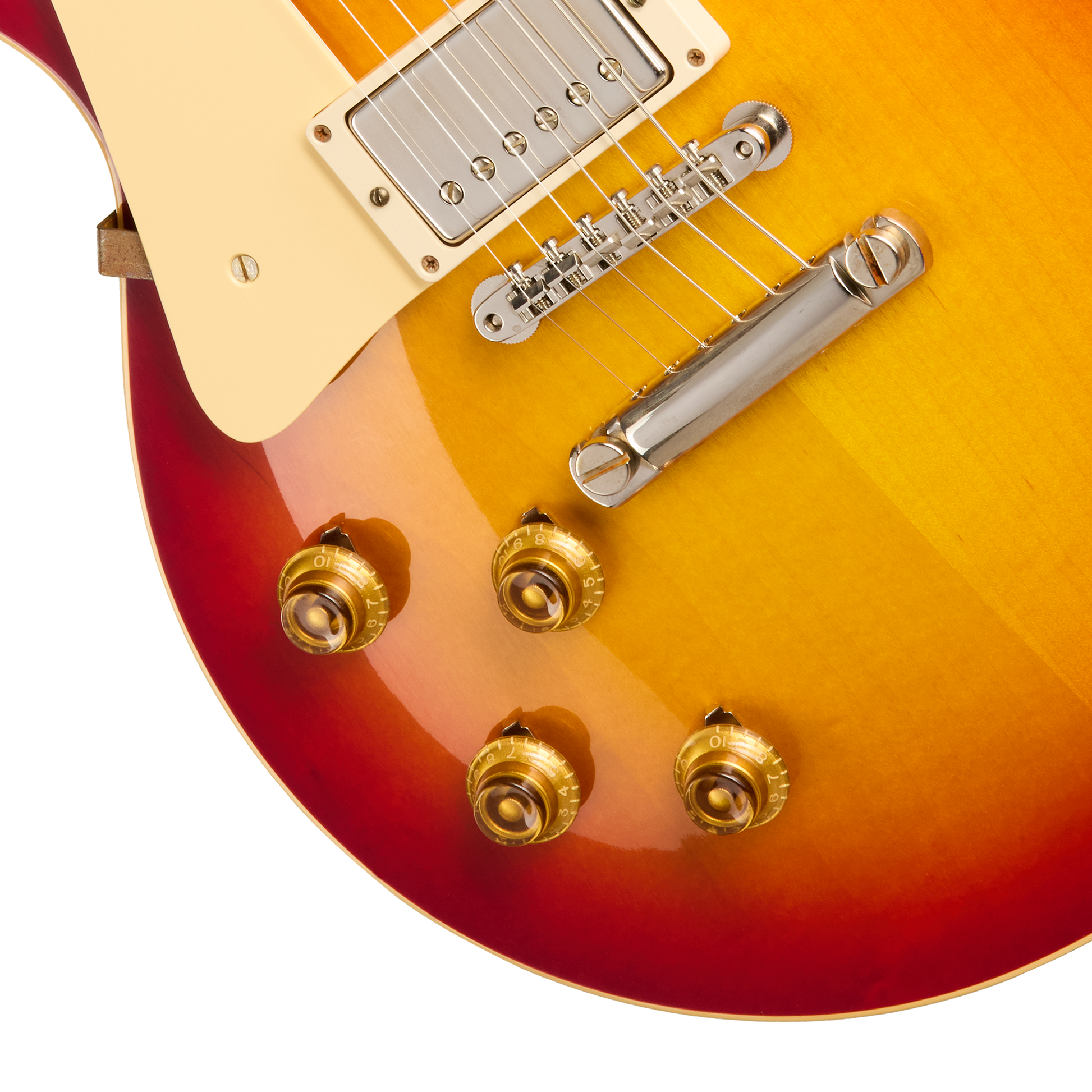 Gibson Custom 1958 Les Paul Standard Reissue, Left-Handed, VOS, Washed Cherry Sunburst