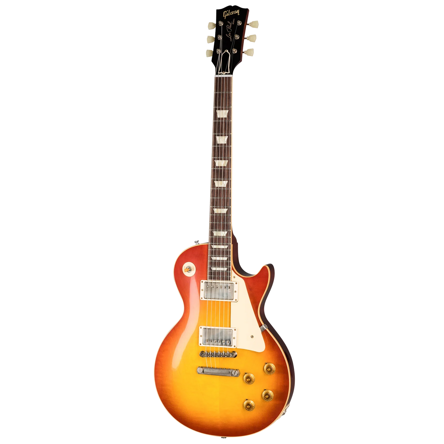 Gibson Custom 1958 Les Paul Standard Reissue, VOS, Washed Cherry Sunburst