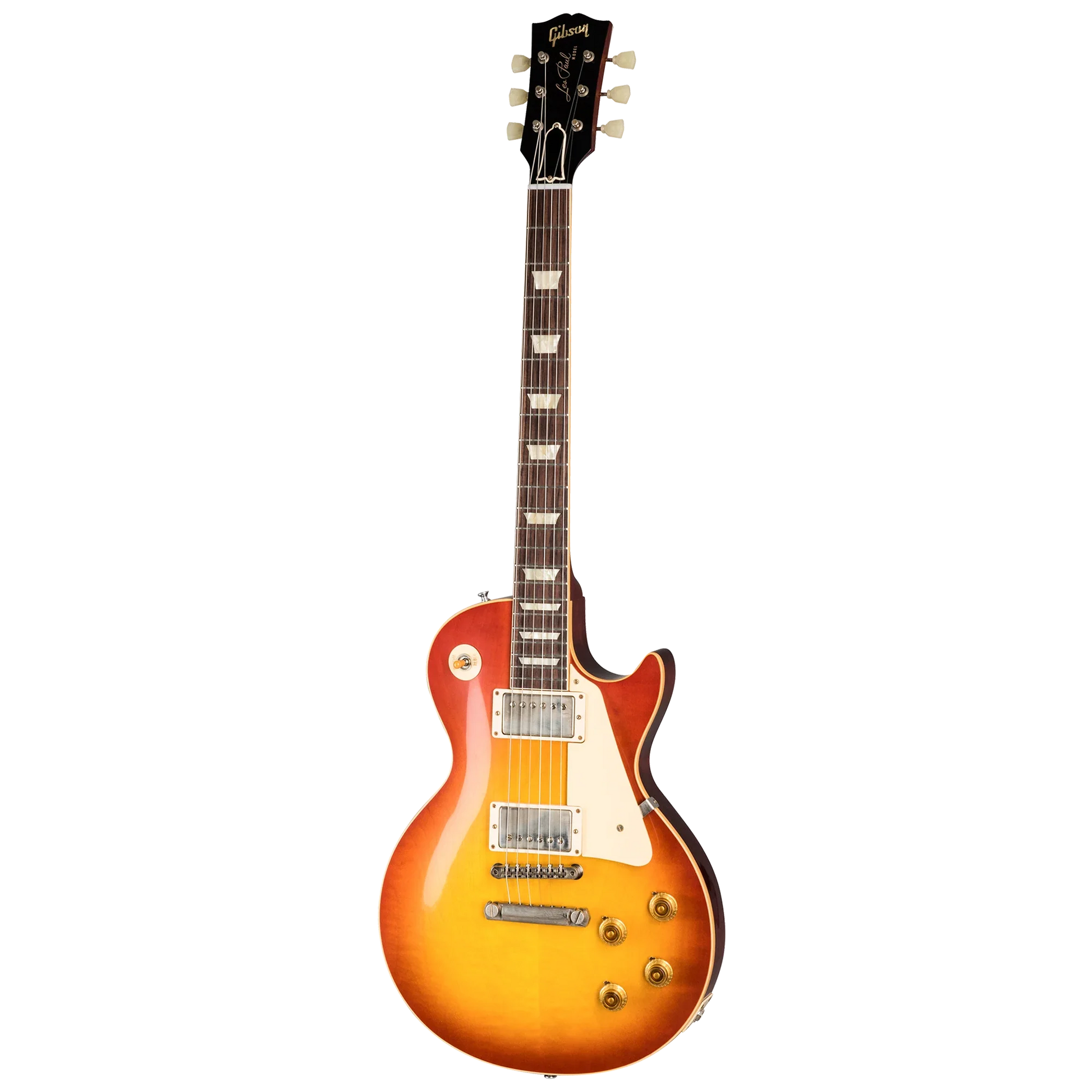 Gibson Custom 1958 Les Paul Standard Reissue, VOS, Washed Cherry Sunburst
